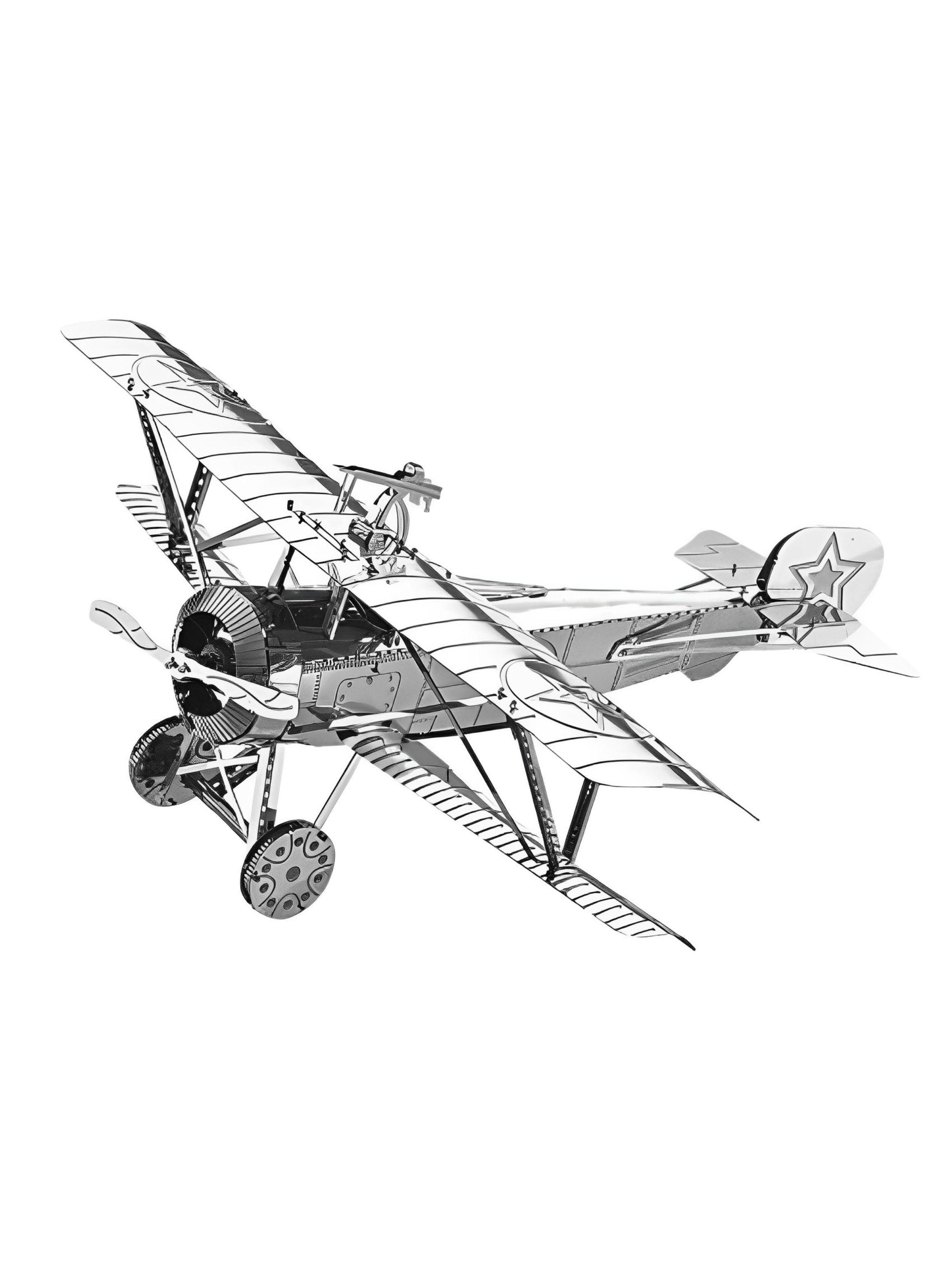 Puzzle 3D de Metal - Biplano Nieuport 17-0