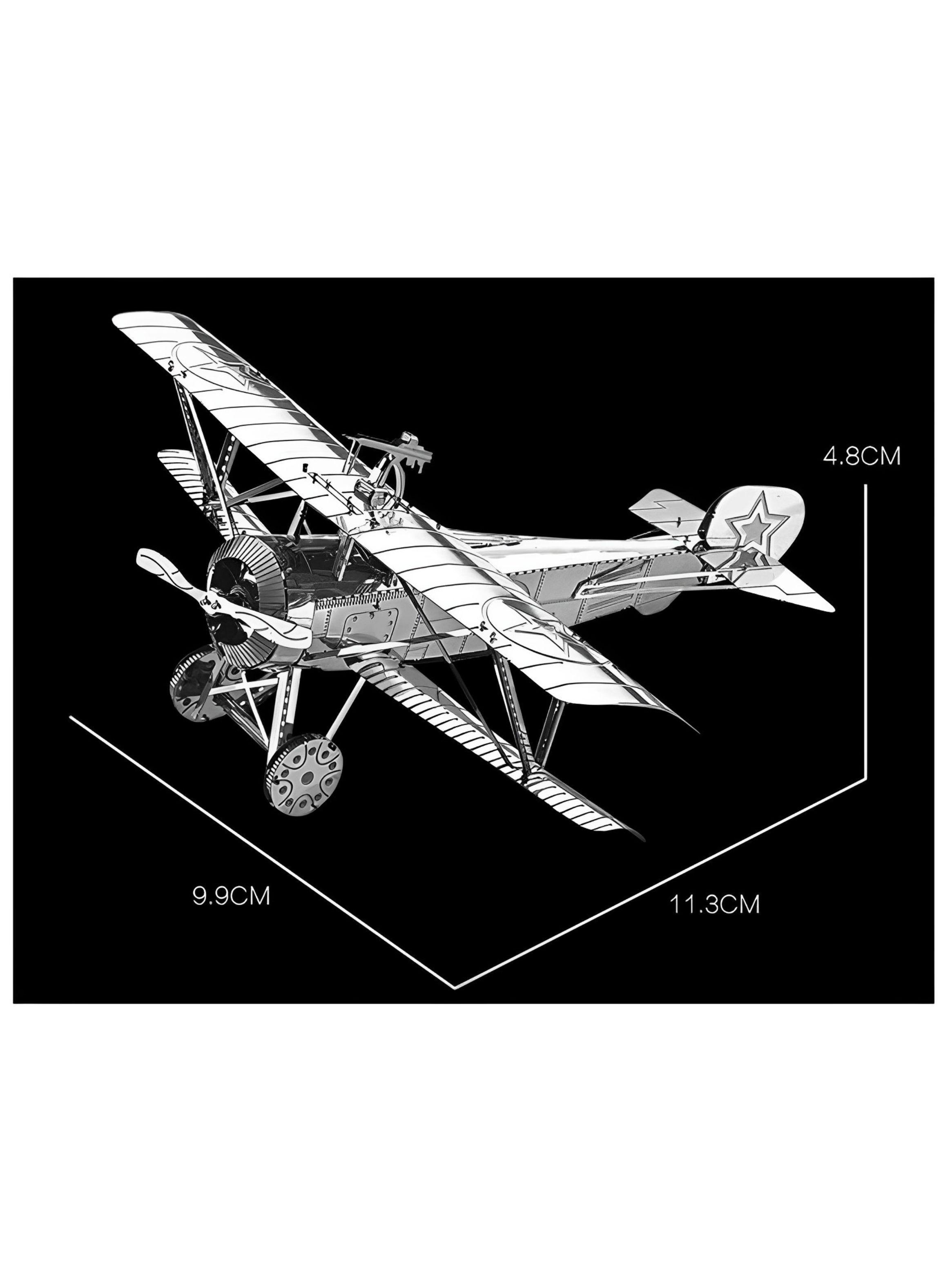 Puzzle 3D de Metal - Biplano Nieuport 17-2