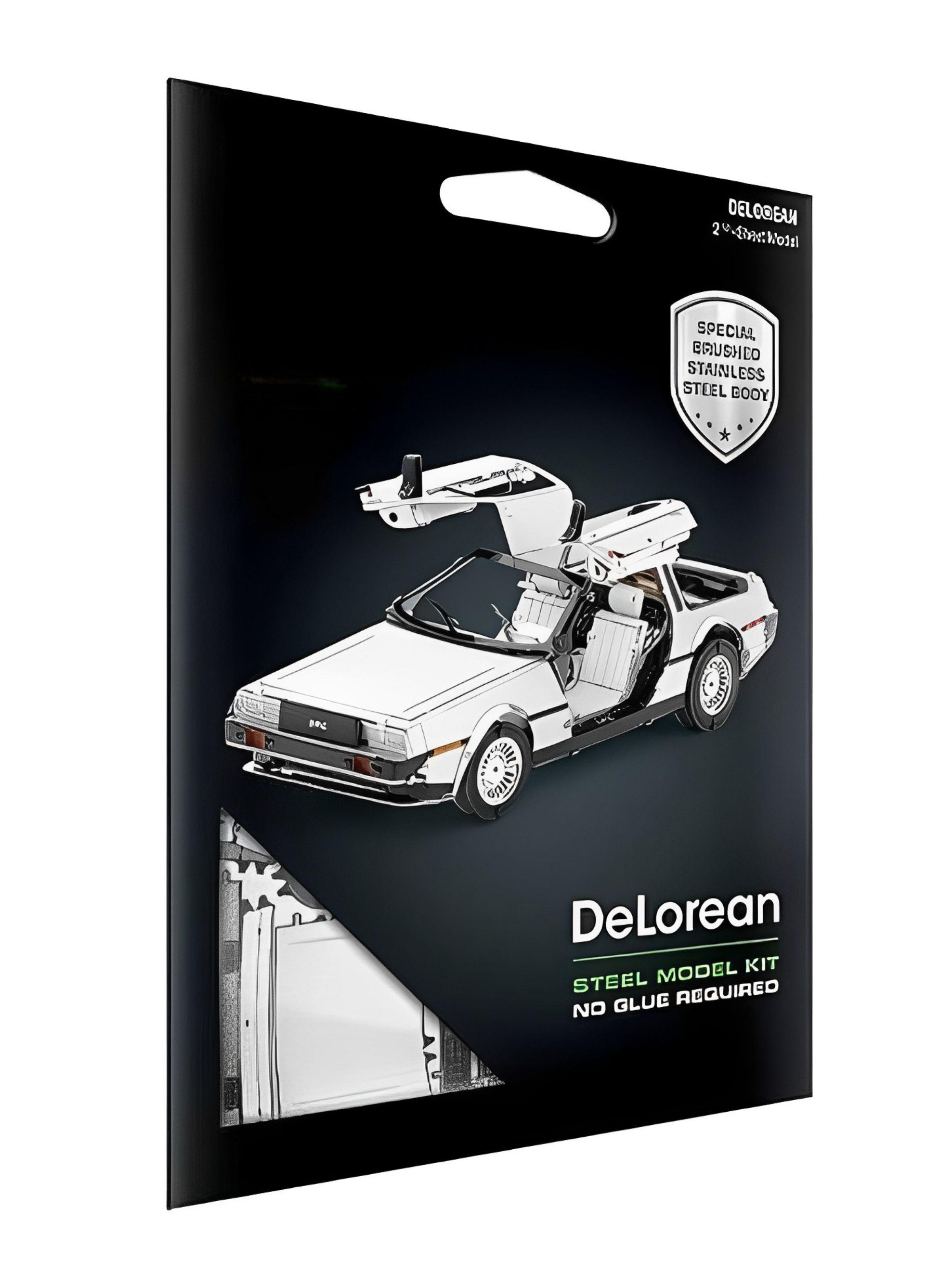 Puzzle 3D de Metal - DeLorean-5