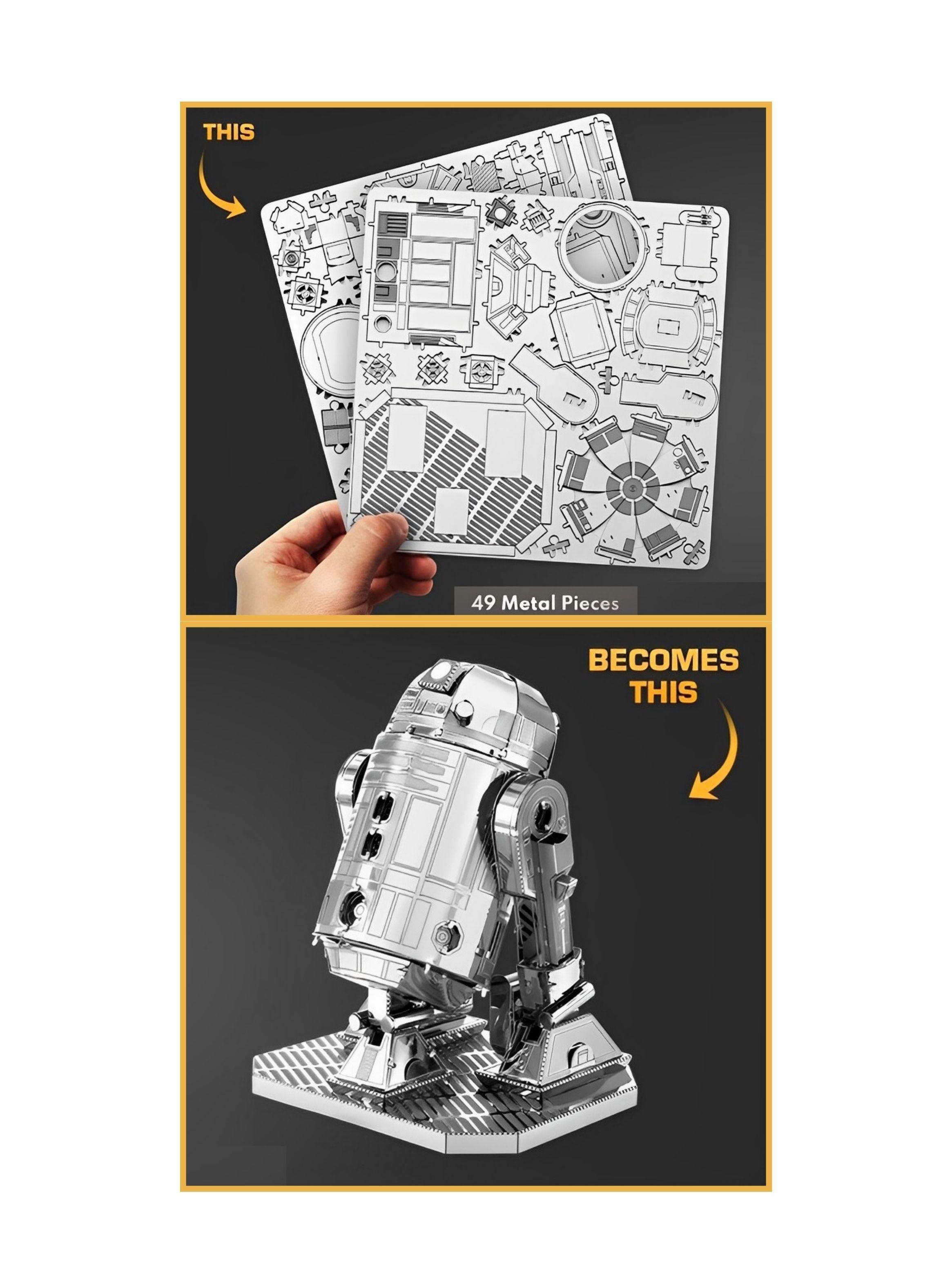 Puzzle 3D de Metal - Star Wars - R2D2-3