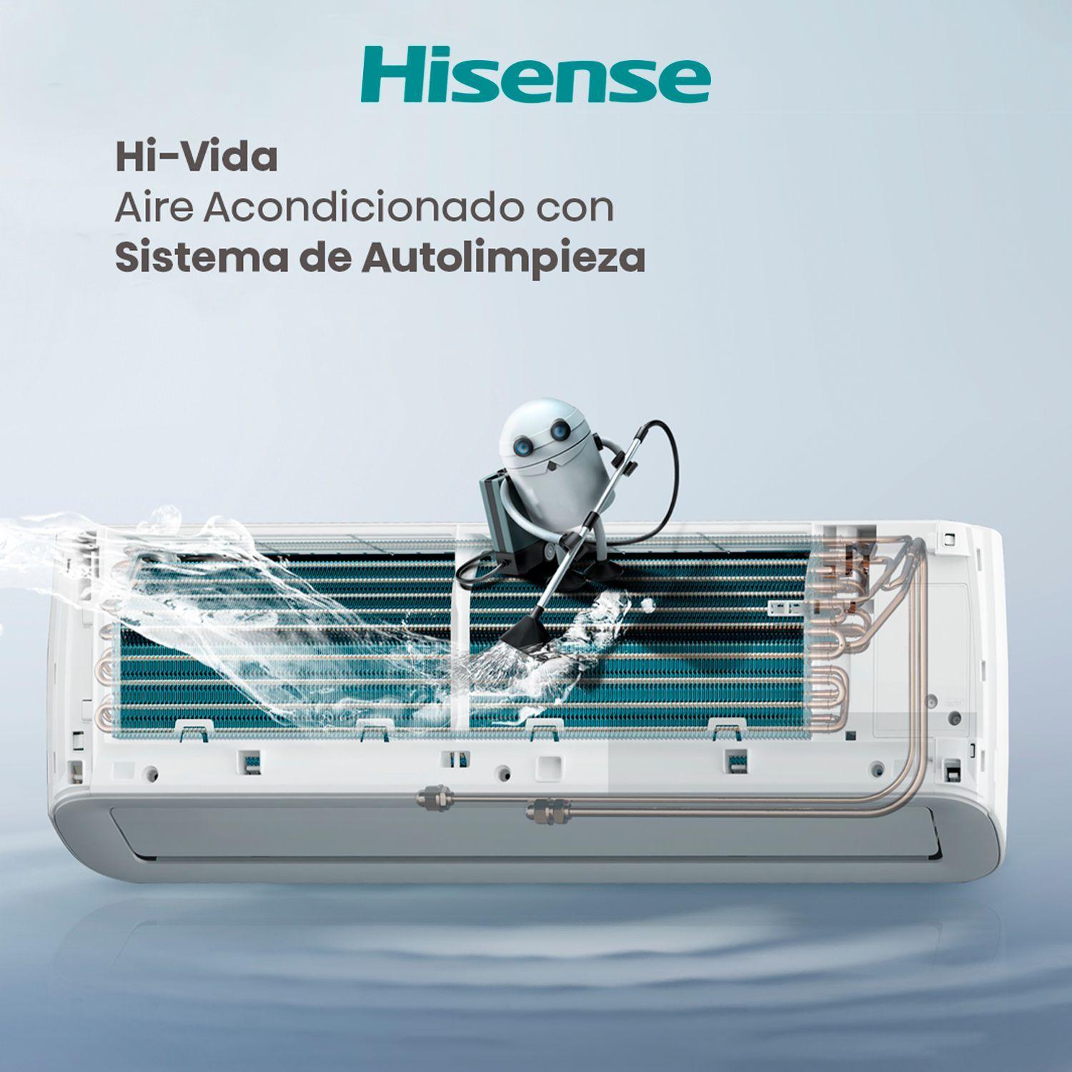Aire Acondicionado Hisense 9000 BTU Hi Vida Inverter Expert-5