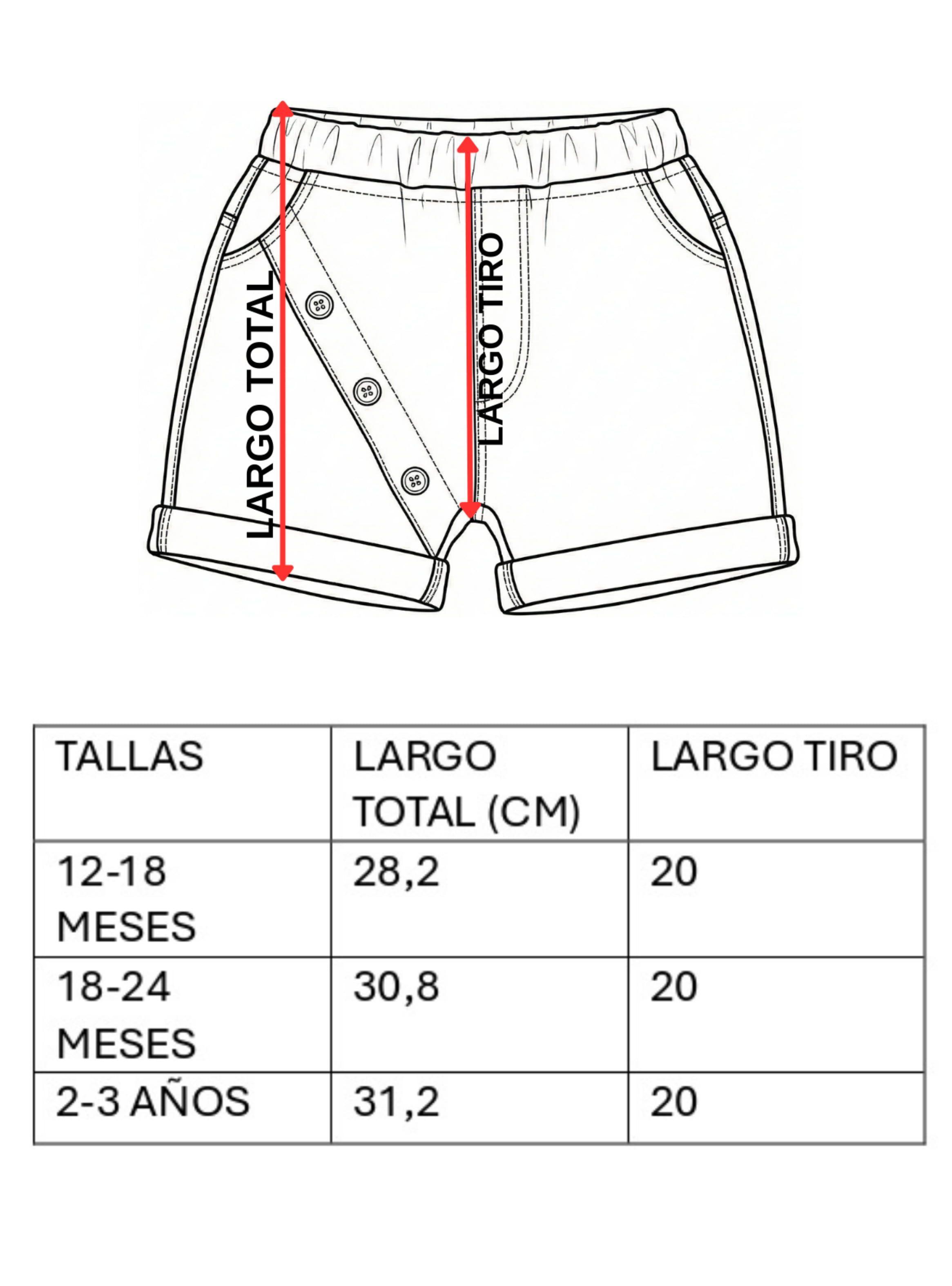 CONJUNTO BEBE NIÑO PEQUEÑA LUZ SHORT MAS POLERA DISEÑO PIÑAS-6