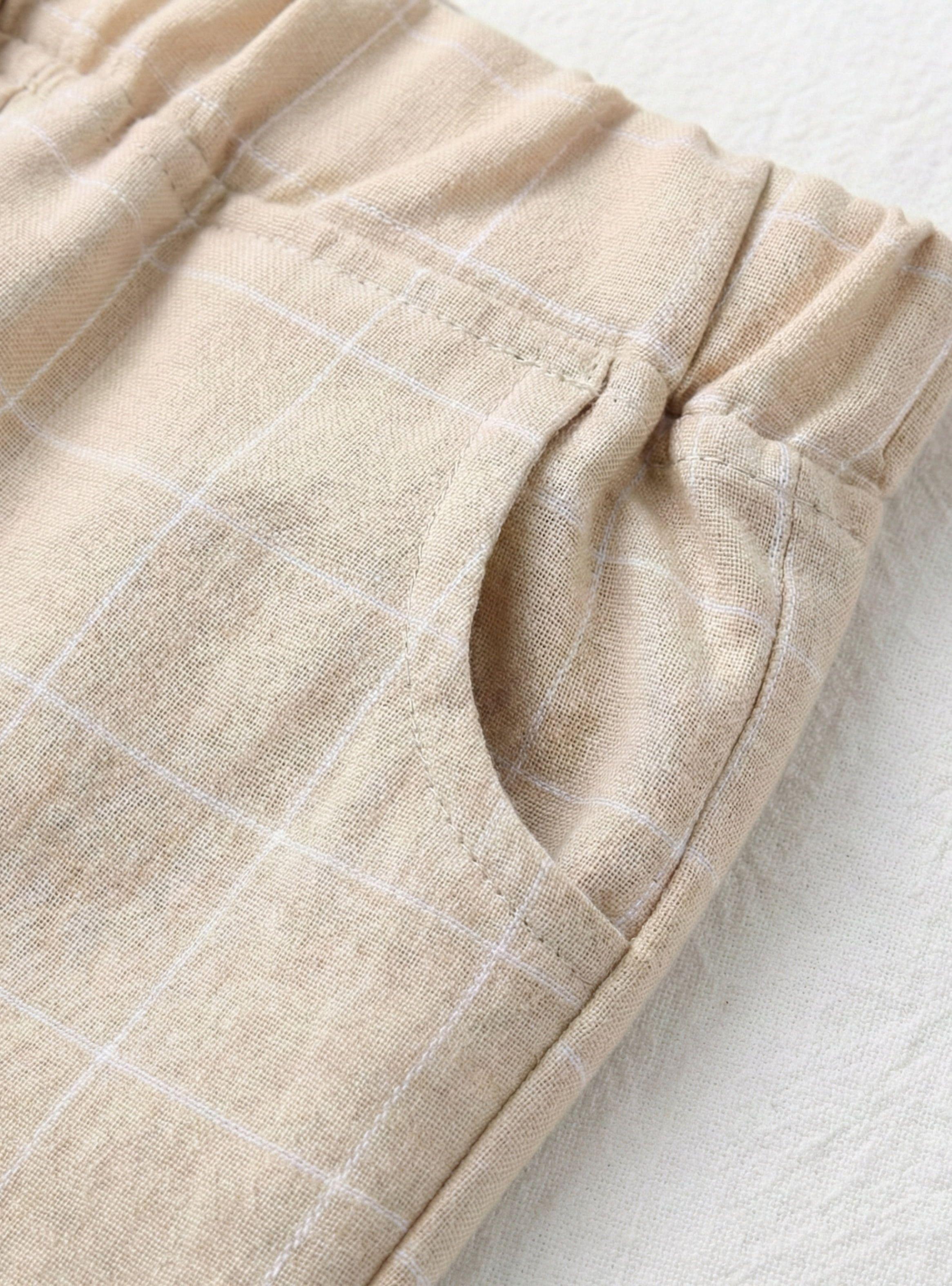 TERNO BEBE NIÑO PEQUEÑA LUZ TRAJE FORMAL EN CELESTE, GRIS Y BEIGE-2