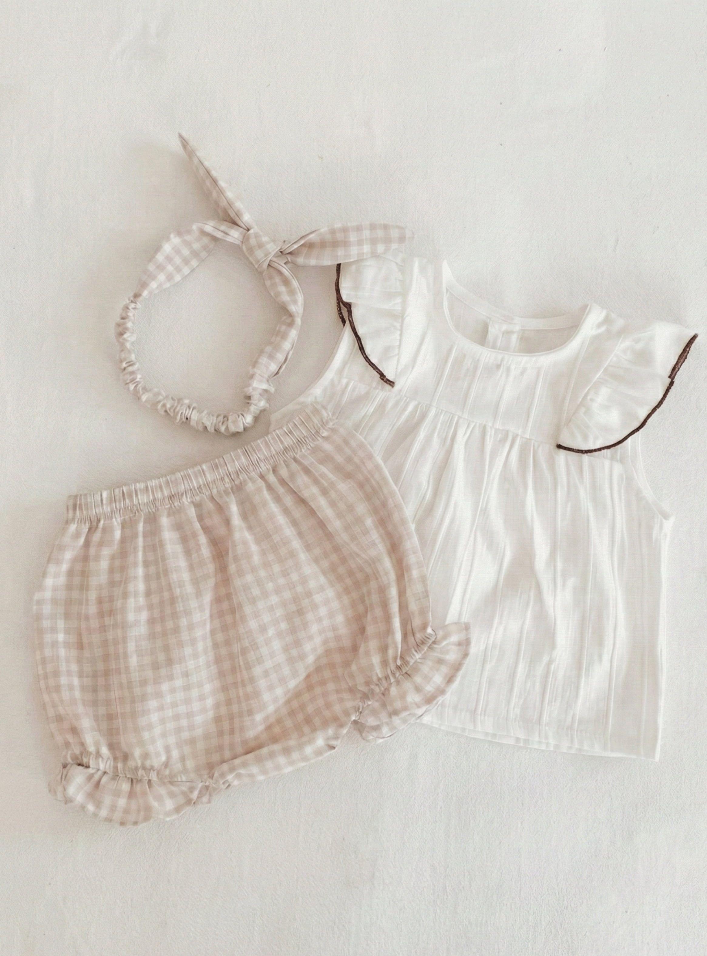 CONJUNTO BEBE NIÑA PEQUEÑA LUZ BLUSA MAS CUBREPAÑAL Y DIADEMA-1