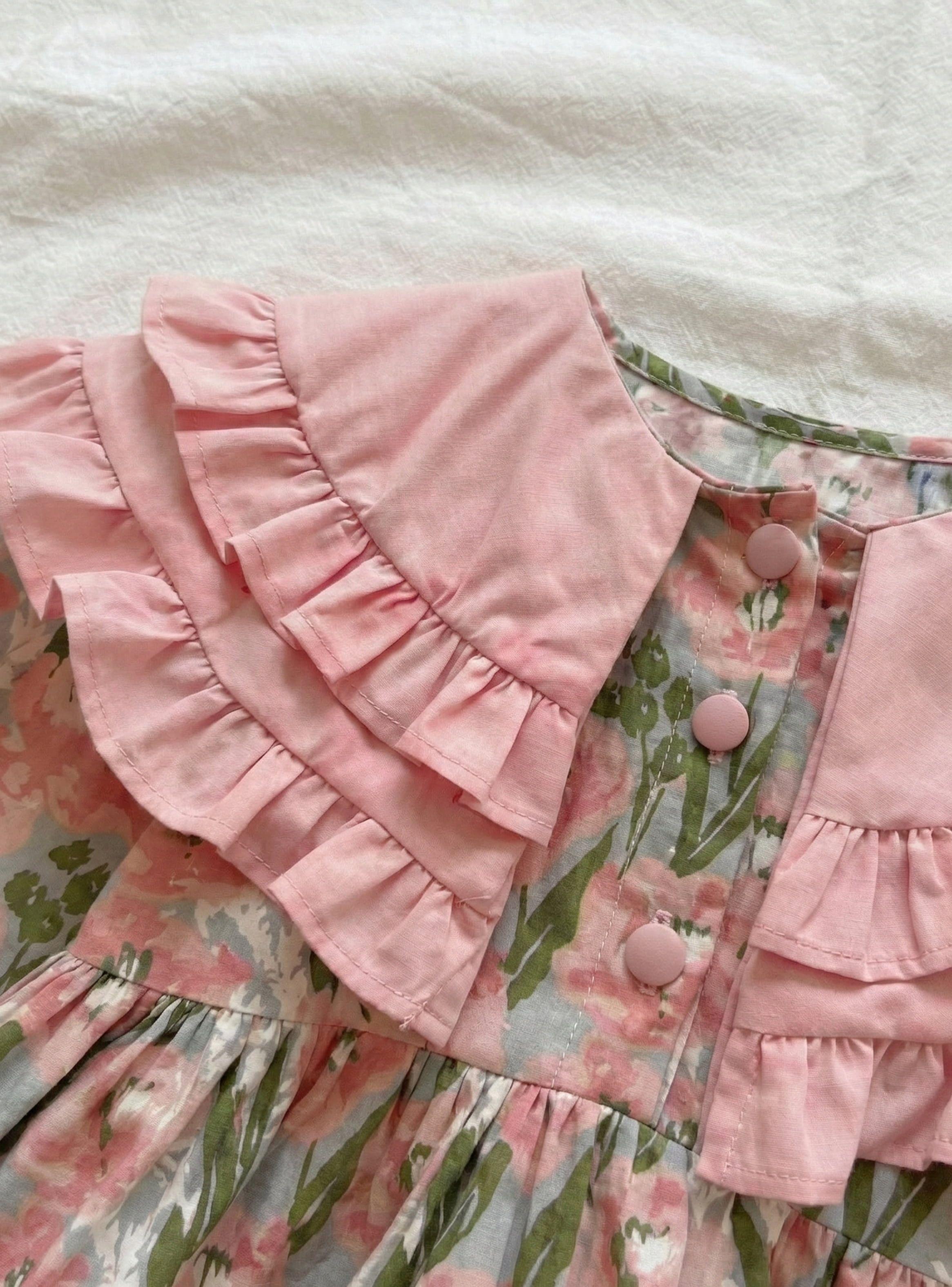 VESTIDO BEBE NIÑA PEQUEÑA LUZ FLOREADO-2