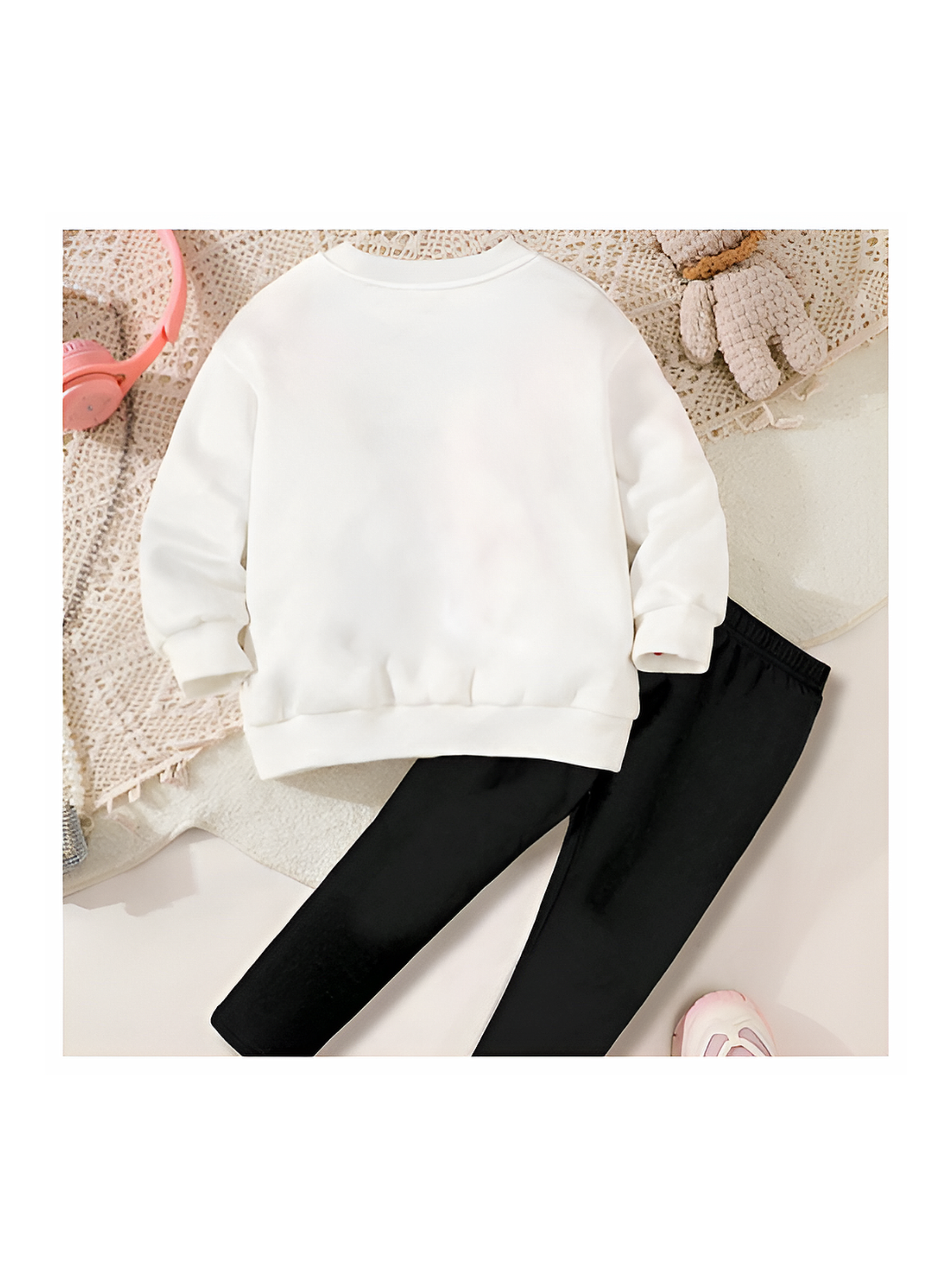 CONJUNTO CALZA Y POLERÓN BEBÉ NIÑA PEQUEÑA LUZ -2