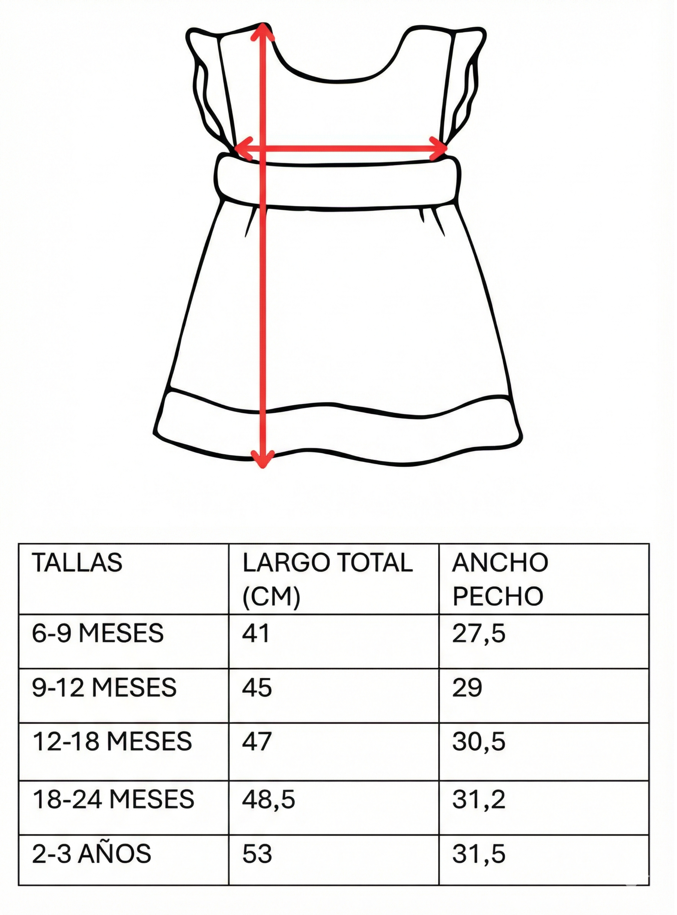 VESTIDO BEBE NIÑA PEQUEÑA LUZ FLOREADO BLANCO-5