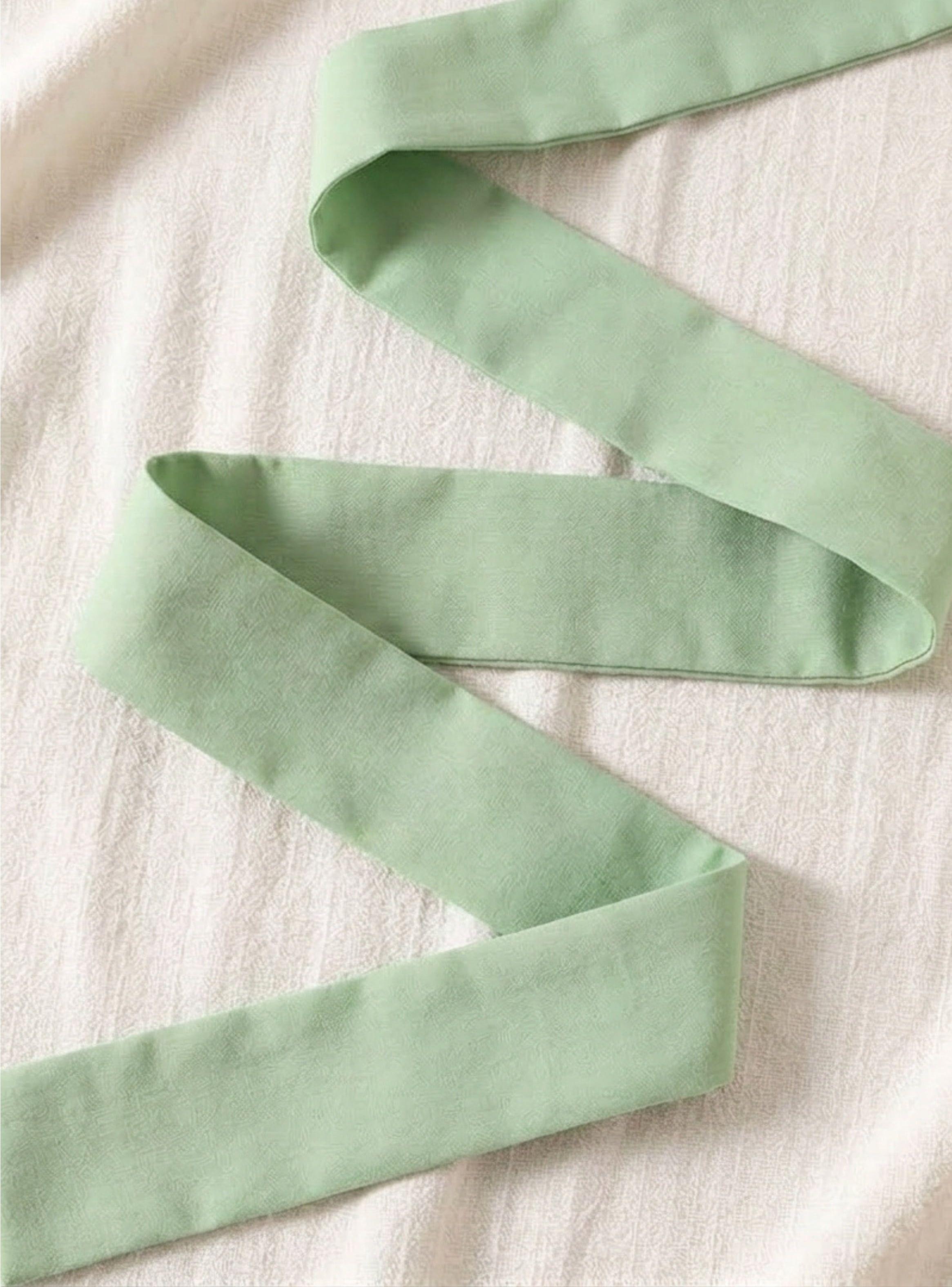 Vestido Bebé Niña Fiesta Tul Bordado Flores Verde Menta Con Cintillo - Pequeña Luz (12-18 Meses)-6