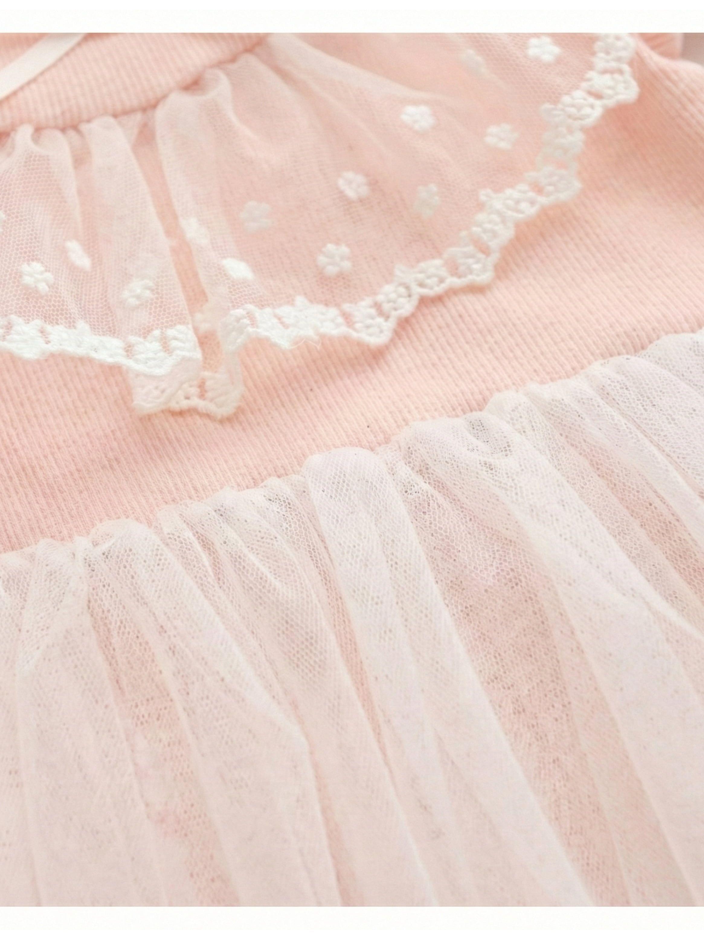 VESTIDO BEBE NIÑA PEQUEÑA LUZ TUTU ALGODON BAUTIZO-4