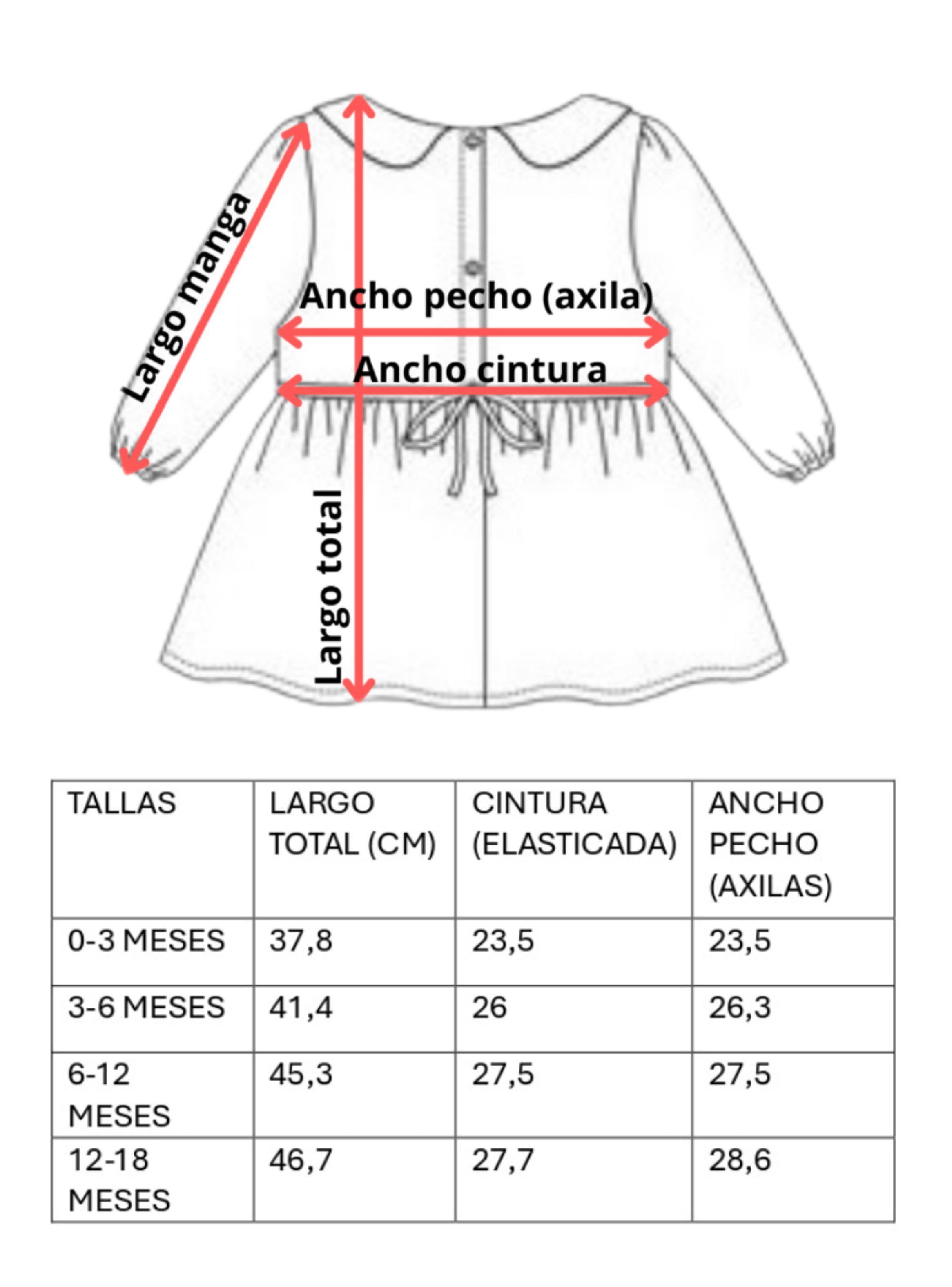 VESTIDO BEBE NIÑA PEQUEÑA LUZ ALGODON BAUTIZO-4