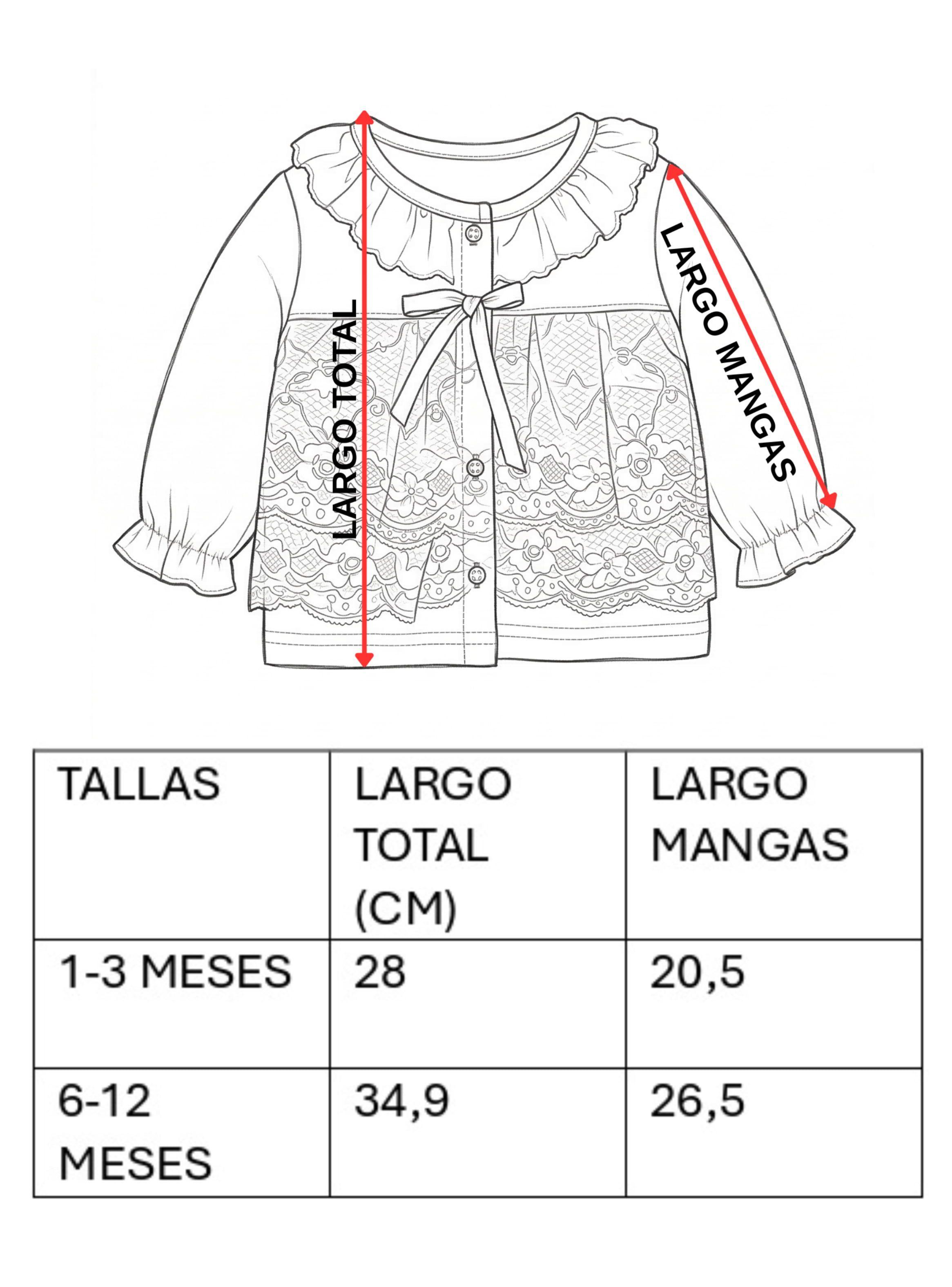 CONJUNTO BEBÉ NIÑA PEQUEÑA LUZ ALGODÓN DE 3 PIEZAS-6