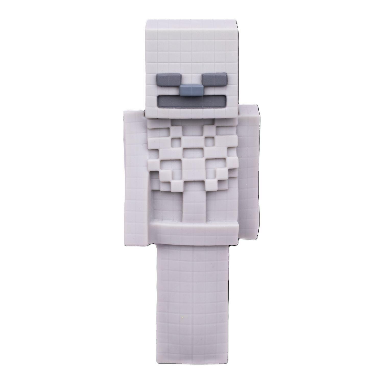 Goo Jit Zu Minecraft Crunchy Skeleton Figura El stica-0