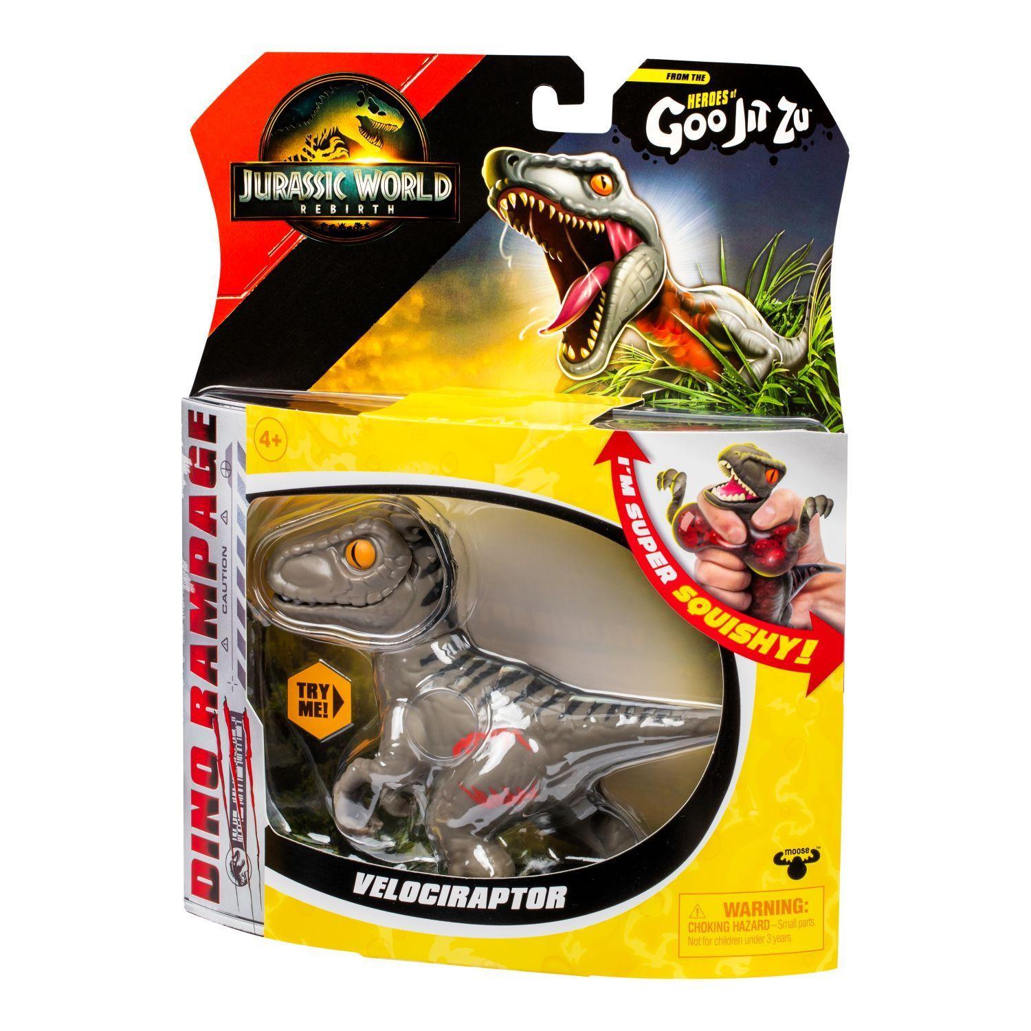 Figura Dinosaurio Goo Jit Zu Jurassic World Velocirapto-4