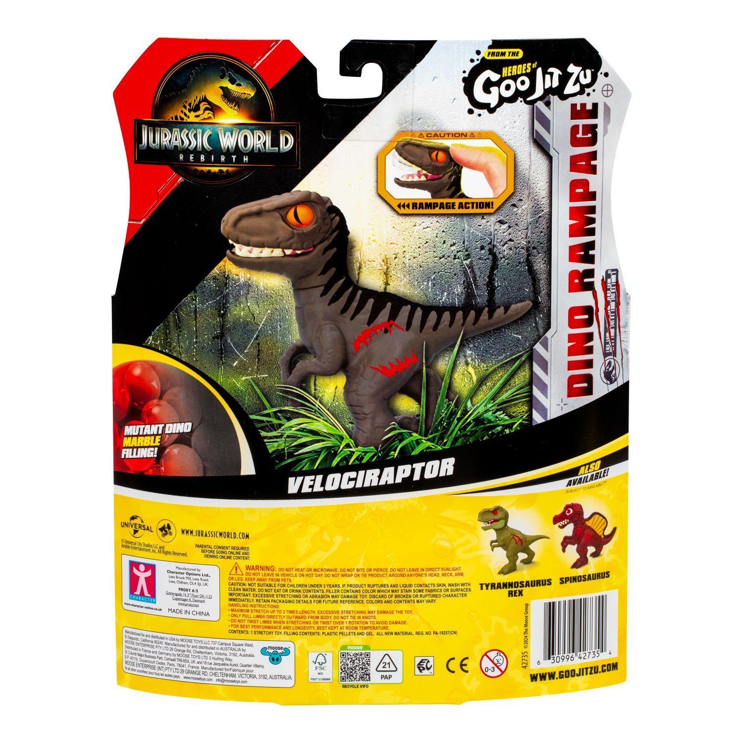 Figura Dinosaurio Goo Jit Zu Jurassic World Velocirapto-5
