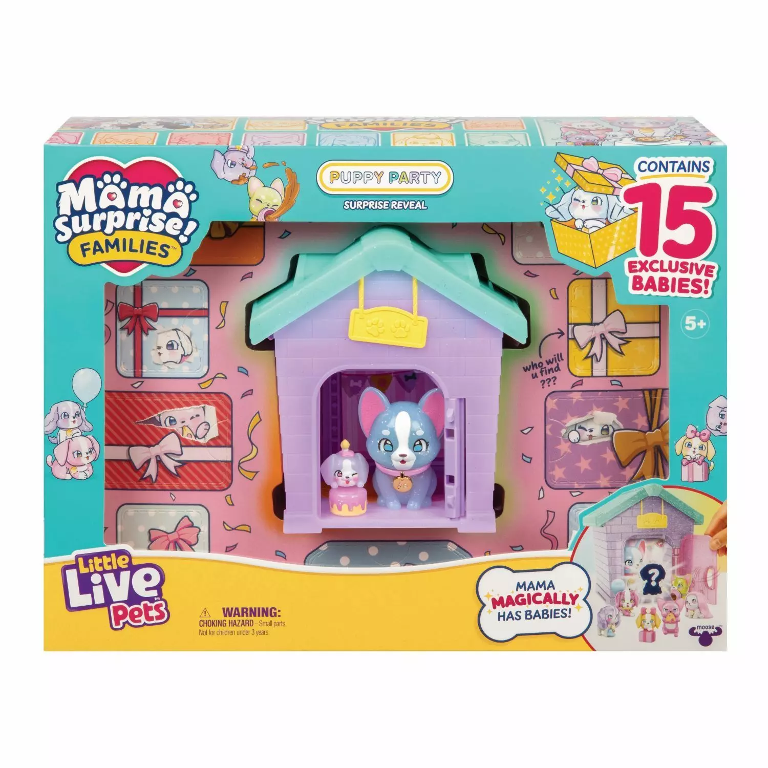 Little Live Pet Fiesta De Cachorros Playset-0