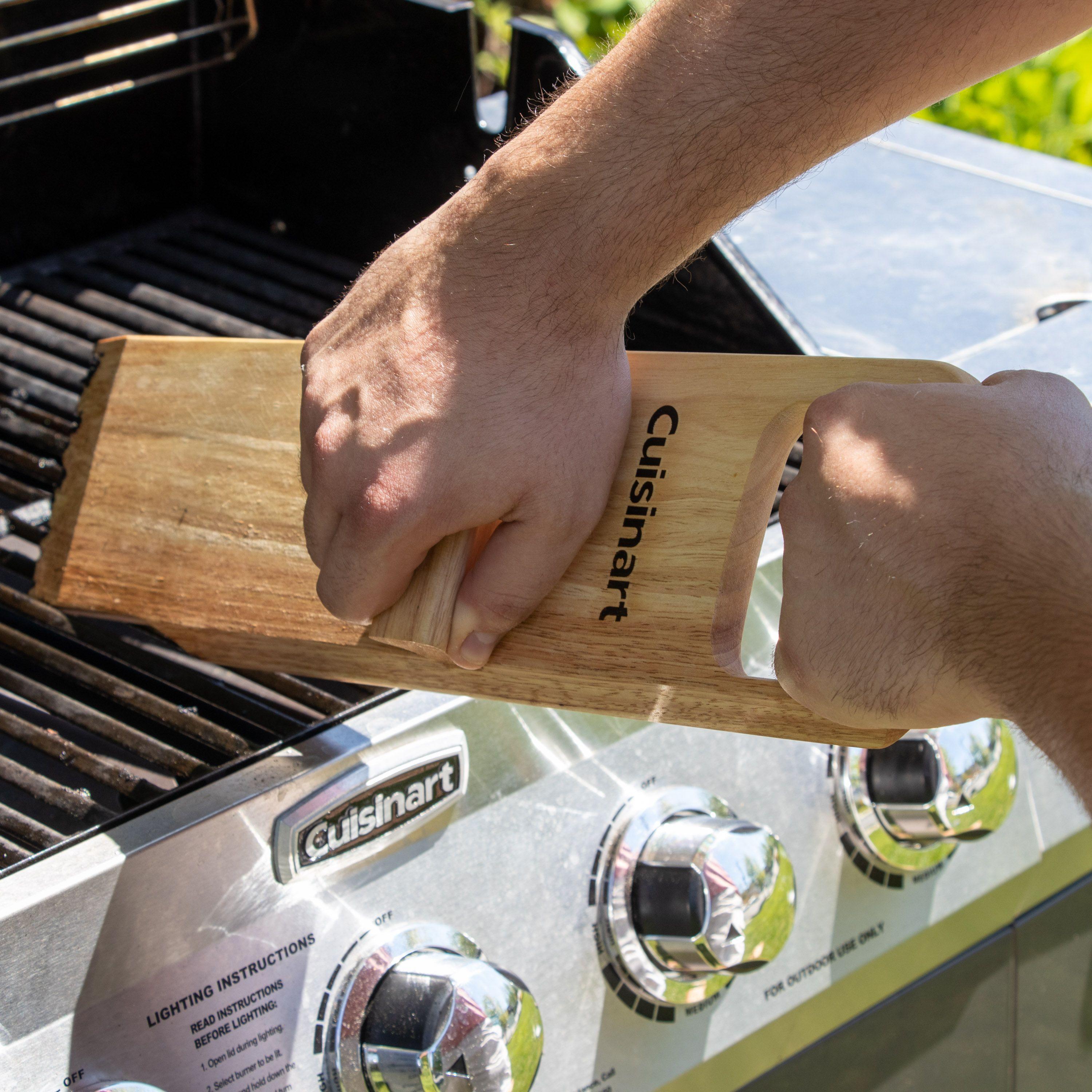 Raspador para parrilla hecho en madera CCB-1143 de Cuisinart®-4