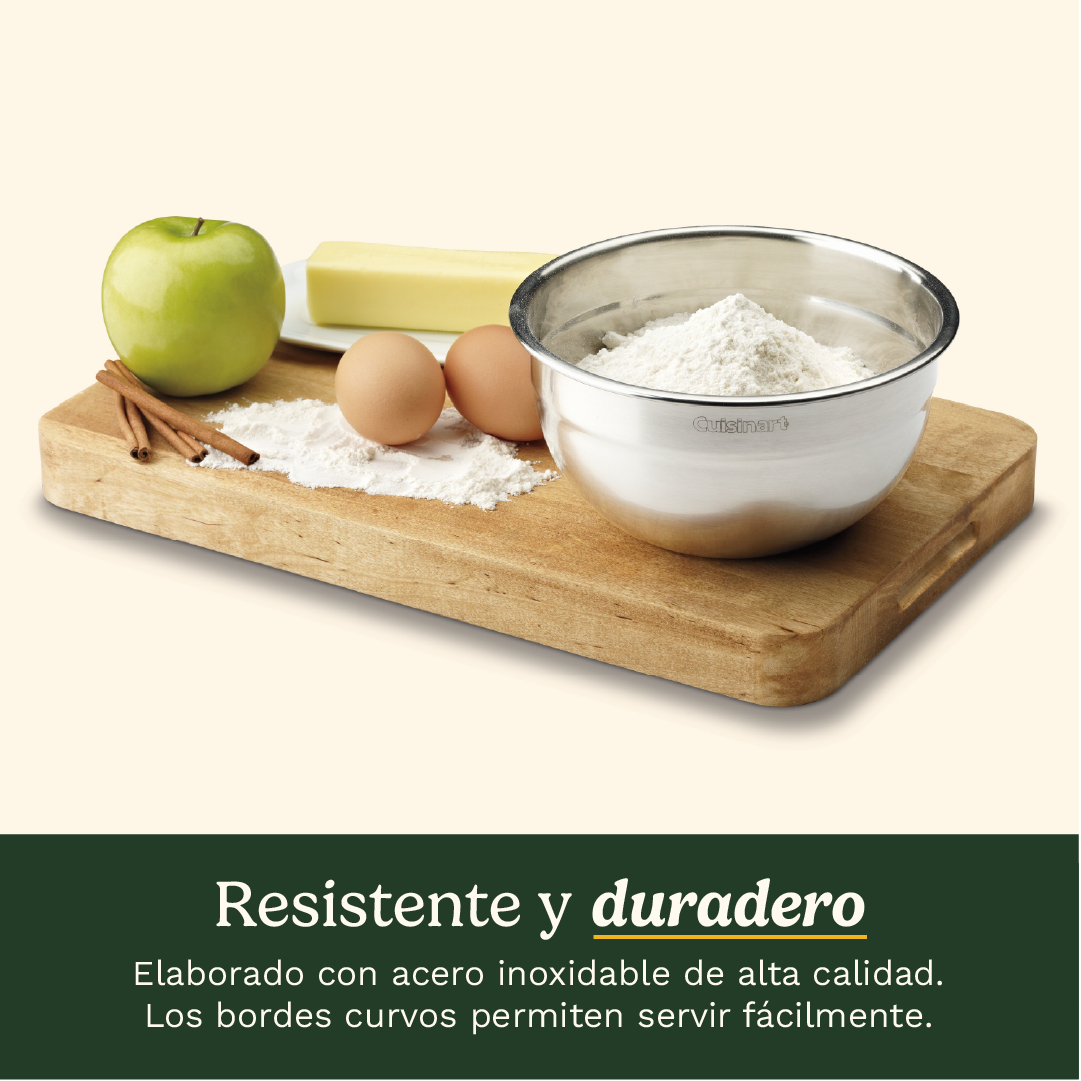 SET 3 TAZONES ACERO INOXIDABLE CON TAPA CTG-00-SMB-4