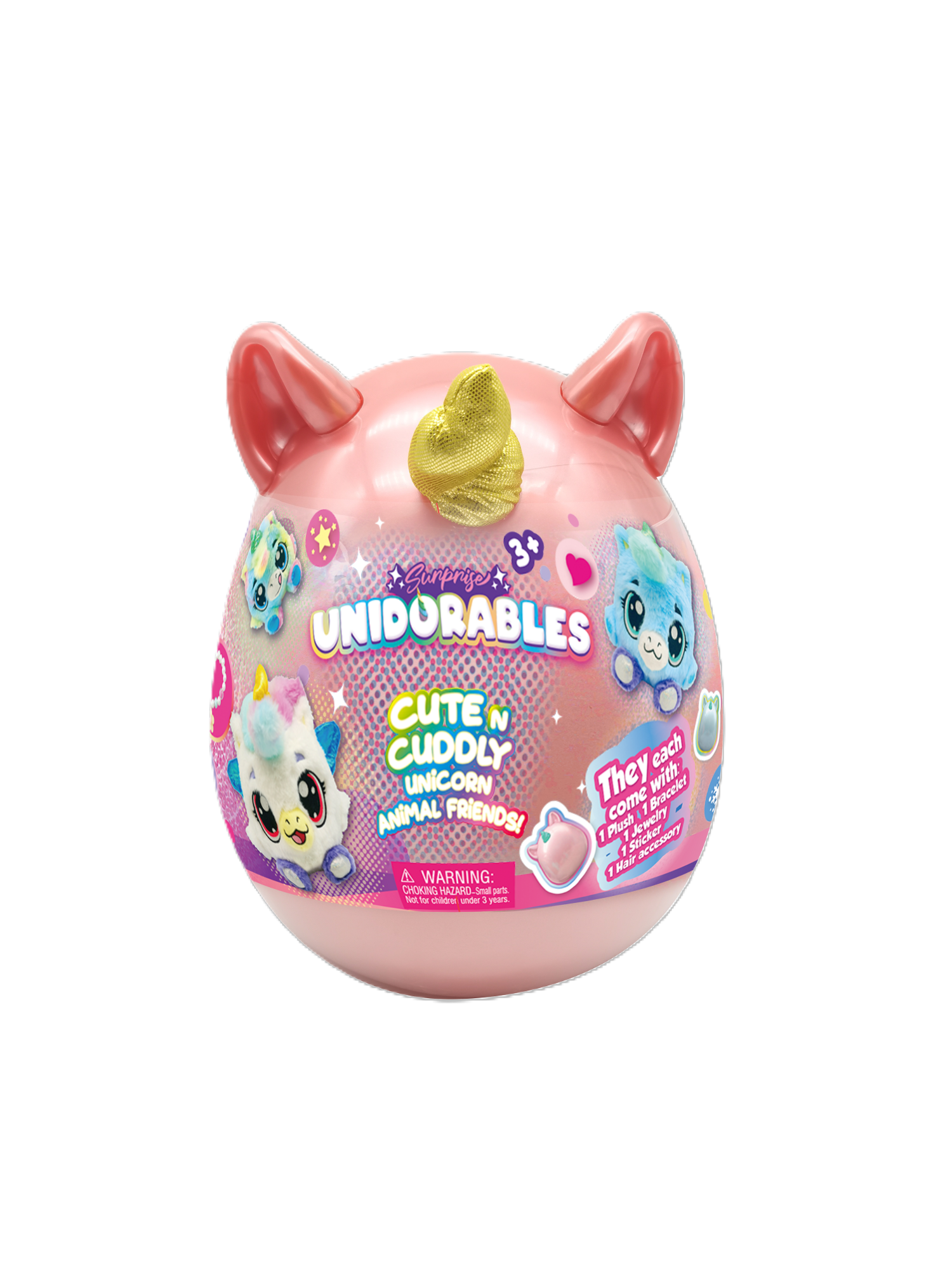 Peluche Unidorables Sorpresa Unicornio Pink Gold Original-1