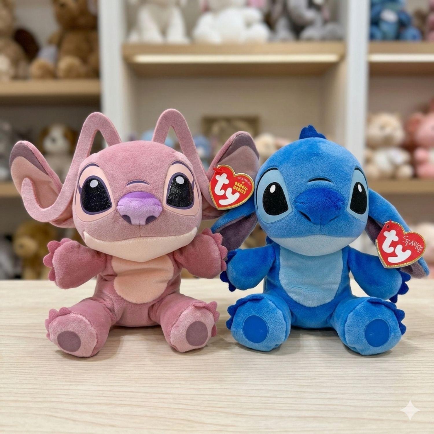 Pack 2 Peluches Stitch Y Angel Disney Original-2