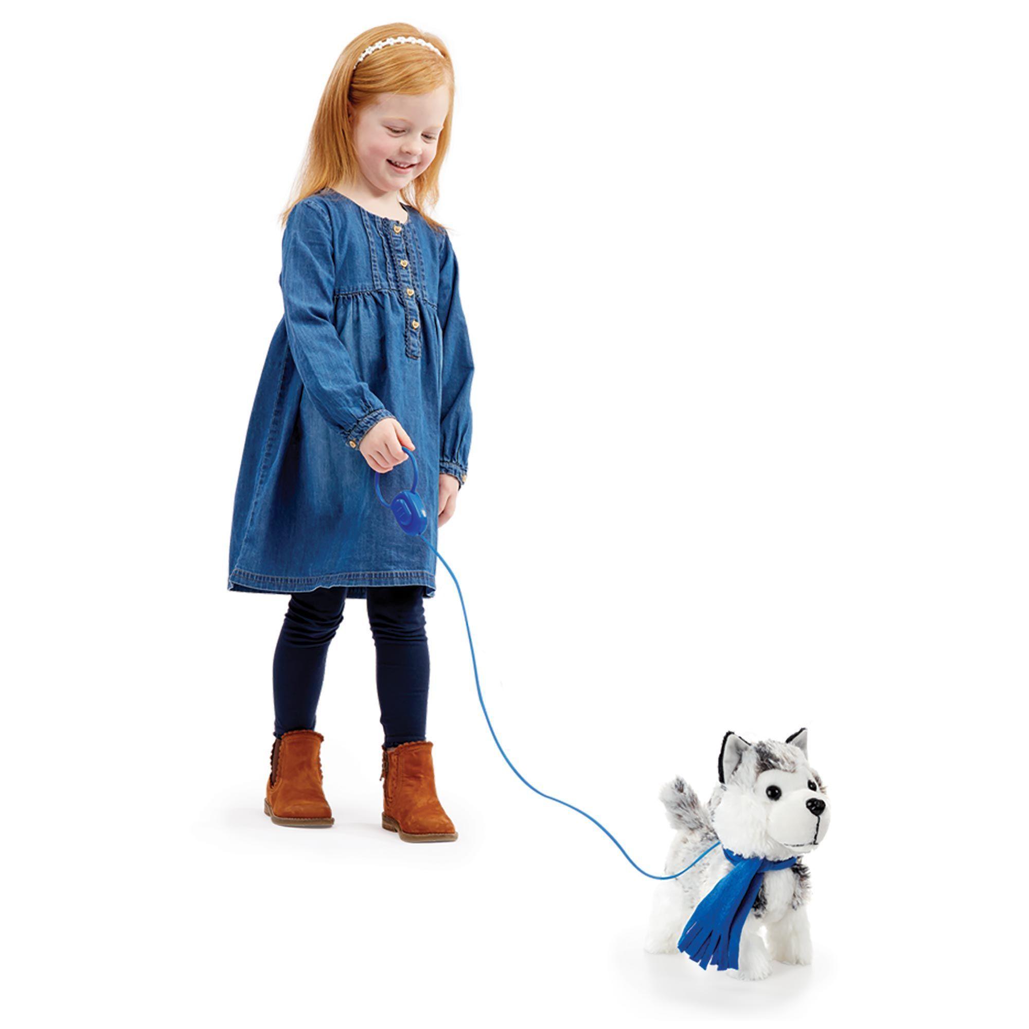 Peluche Pitter Patter Pets Husky Camina Y Ladra-2