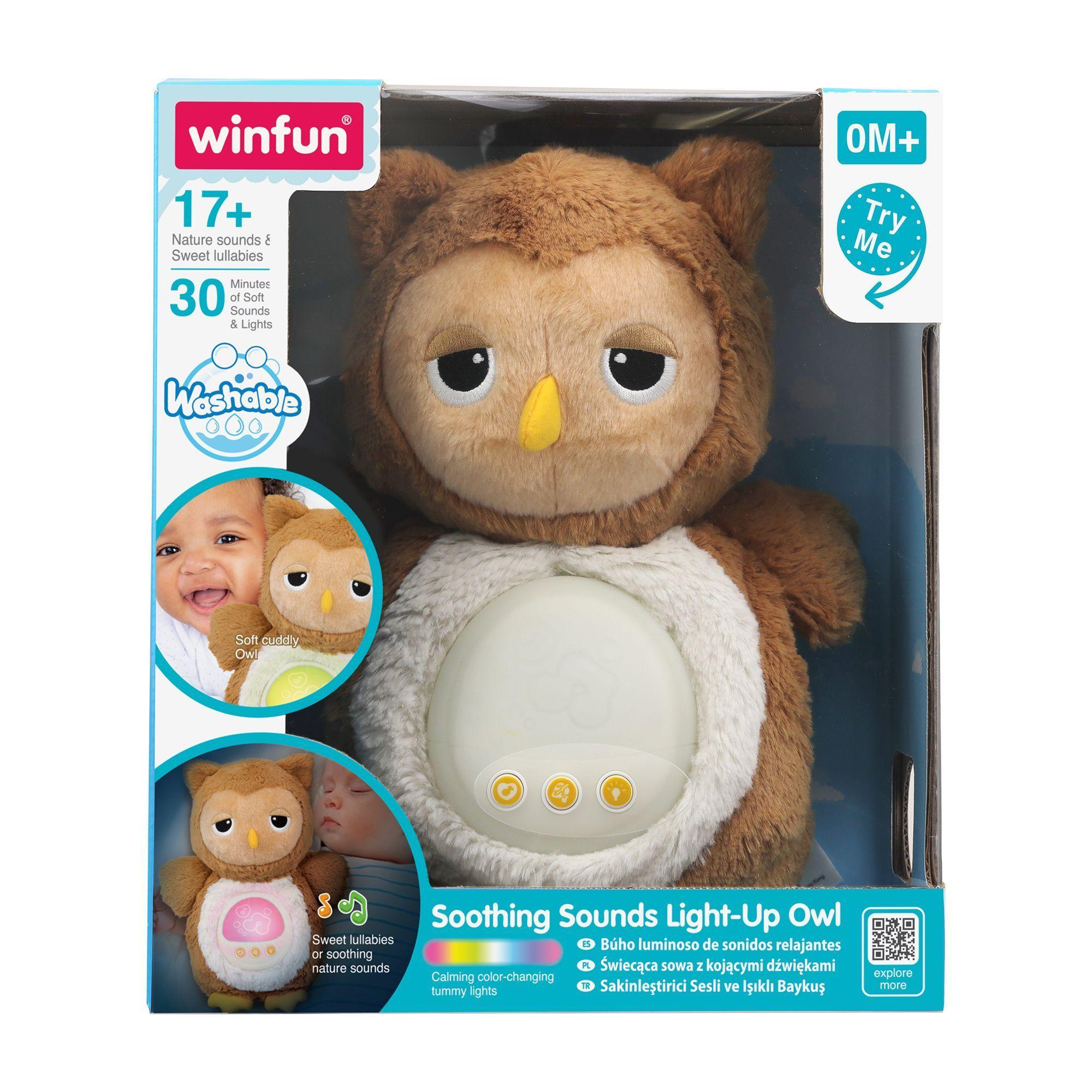 PELUCHE BUHO LUCES Y SONIDOS RELAJANTES-0