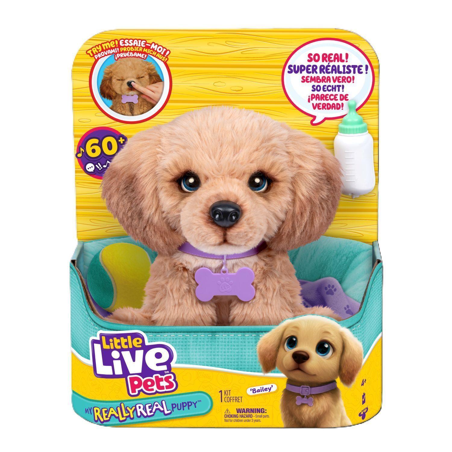 Little Live Pets Bailey Cachorro Real Interactivo-0