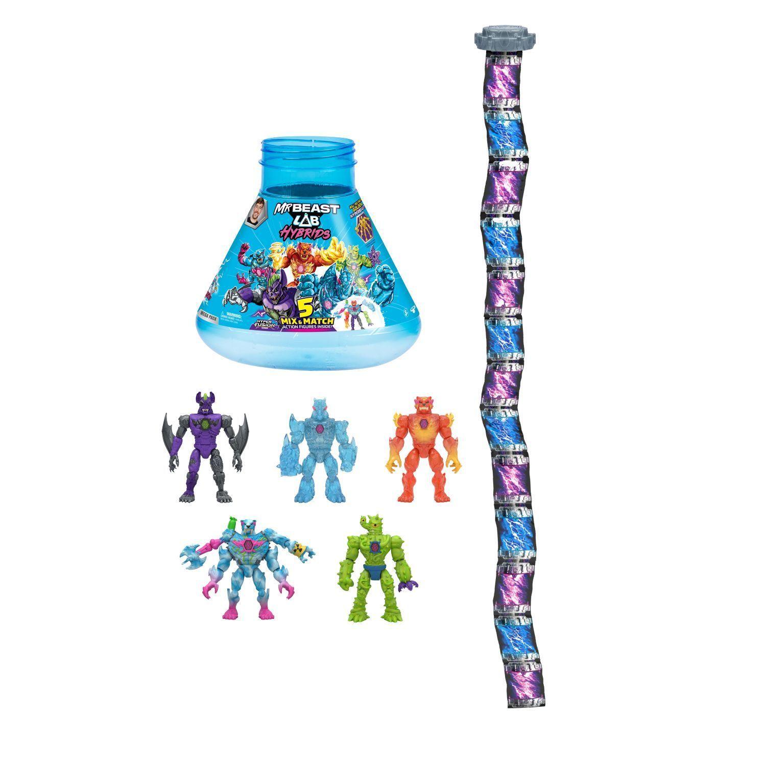 Mr Beast Lab Hybrids Megapack 5 Figuras De Acción-5