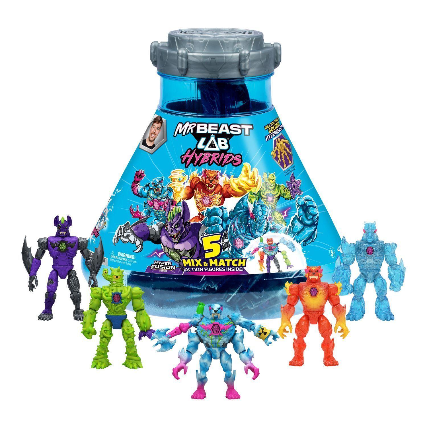 Mr Beast Lab Hybrids Megapack 5 Figuras De Acción-1