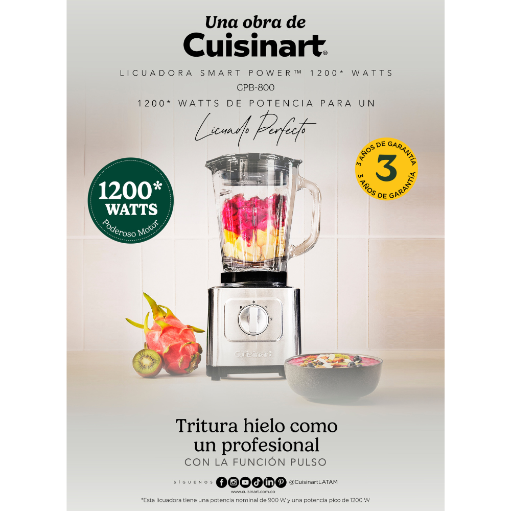 Licuadora De 900 W Smart Power™ CPB800CL-5