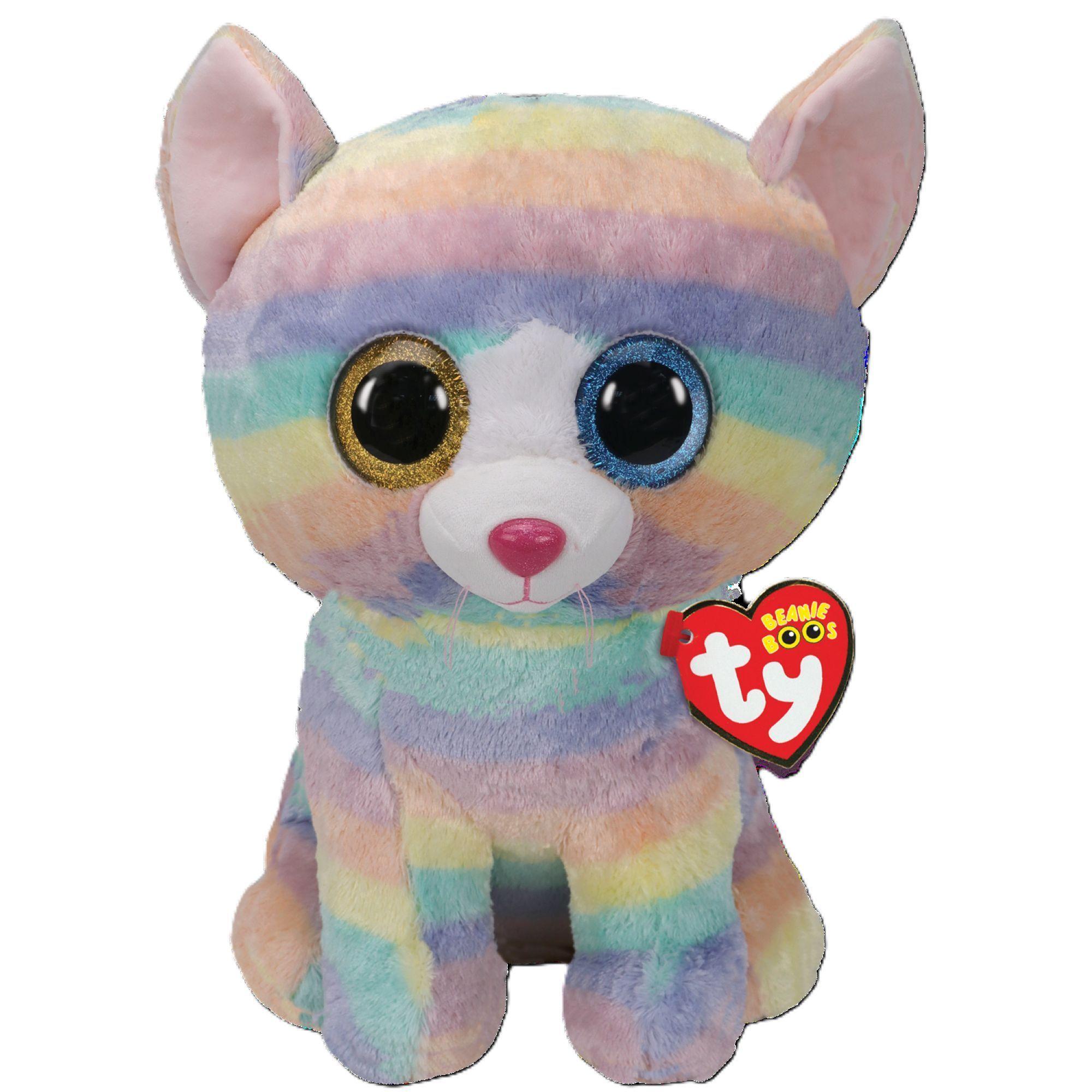 Peluche Ty Beanie Boos Heather Gato Unicornio Grande-0
