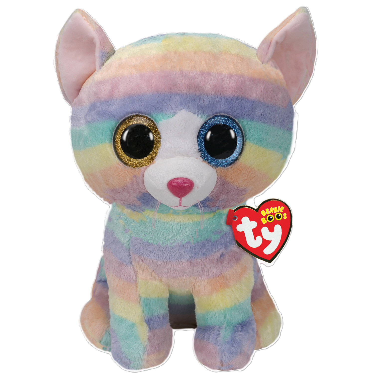 Peluche Ty Beanie Boos Heather Gato Unicornio Grande-1