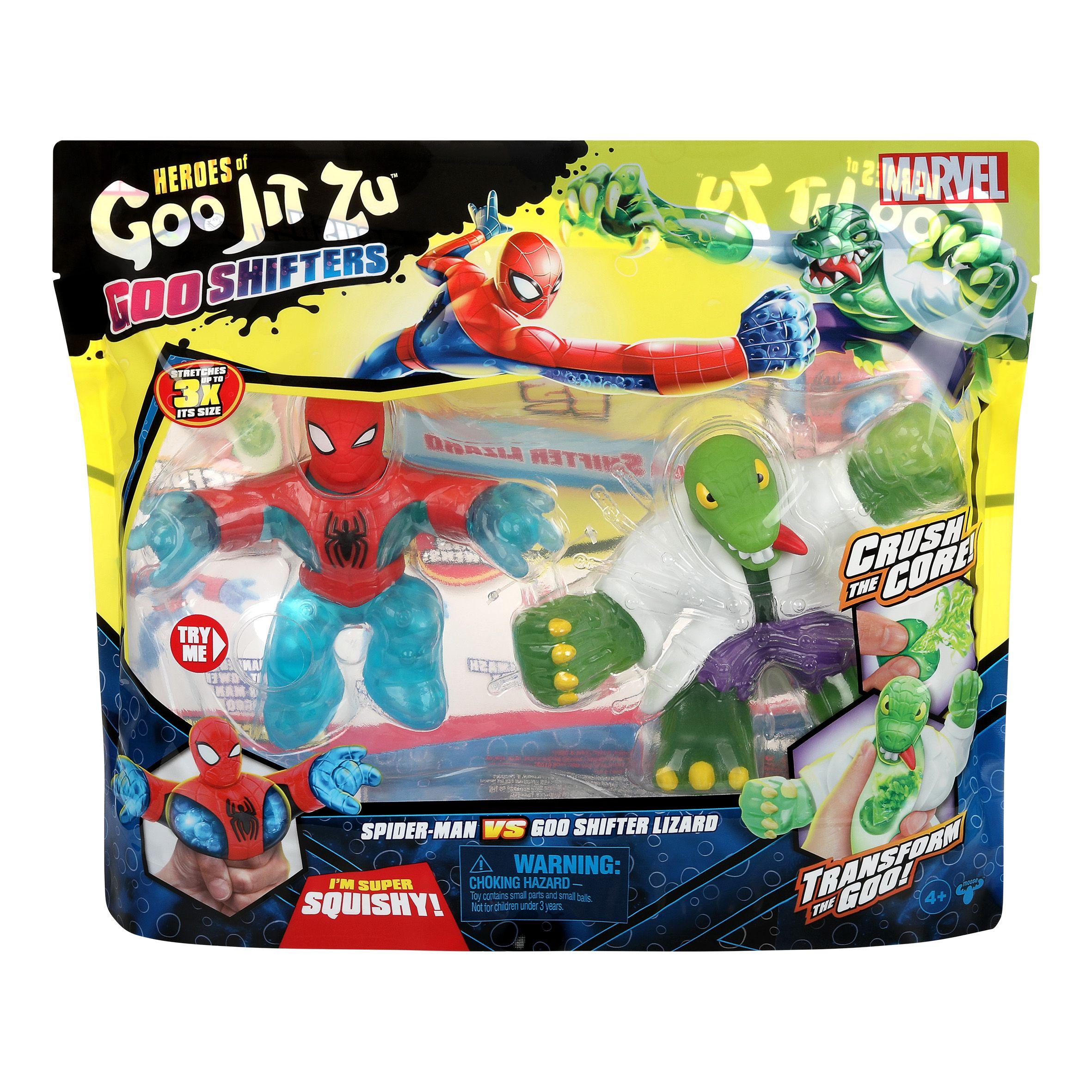 HGJZ MARVEL GOO SHIFTERS SUPERHEROES VERUS PACK SPIDERMAN V THE LIZARD-0