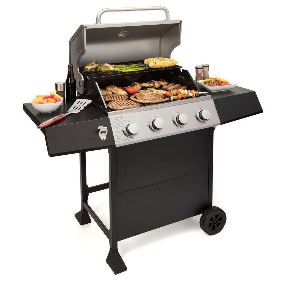 Parrilla a gas de 4 quemadores CGG-7400-2