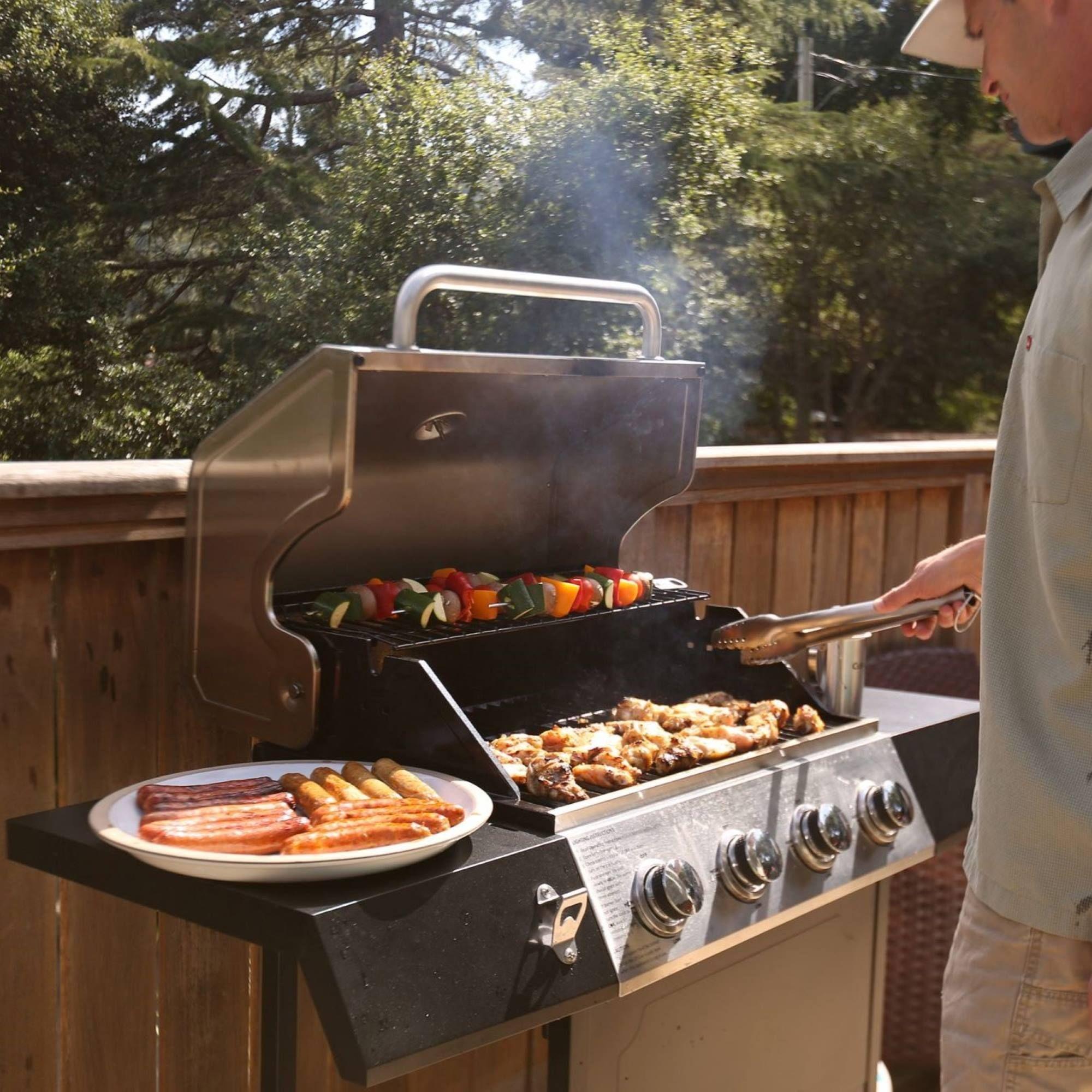 Parrilla a gas de 4 quemadores CGG-7400-4