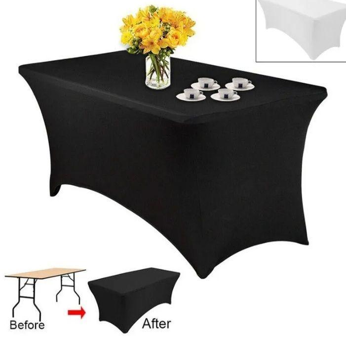 Mantel Funda spandex  para mesa  150 a 210 cm-0