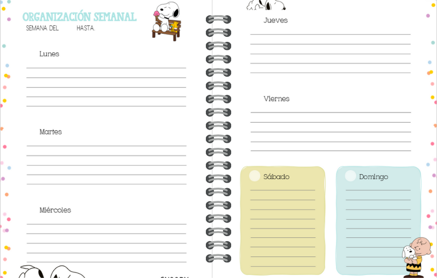 Agenda Planificacion Snoopy-3