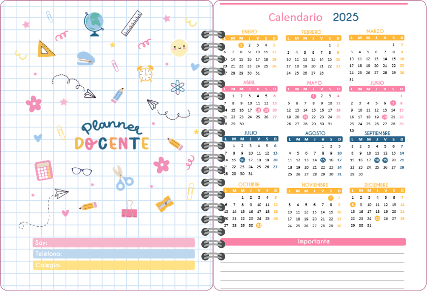 Agenda Docente 2026 Negro-2