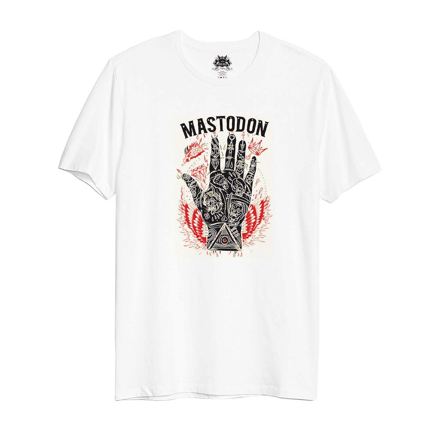 Polera Mastodon Hand Skull-0