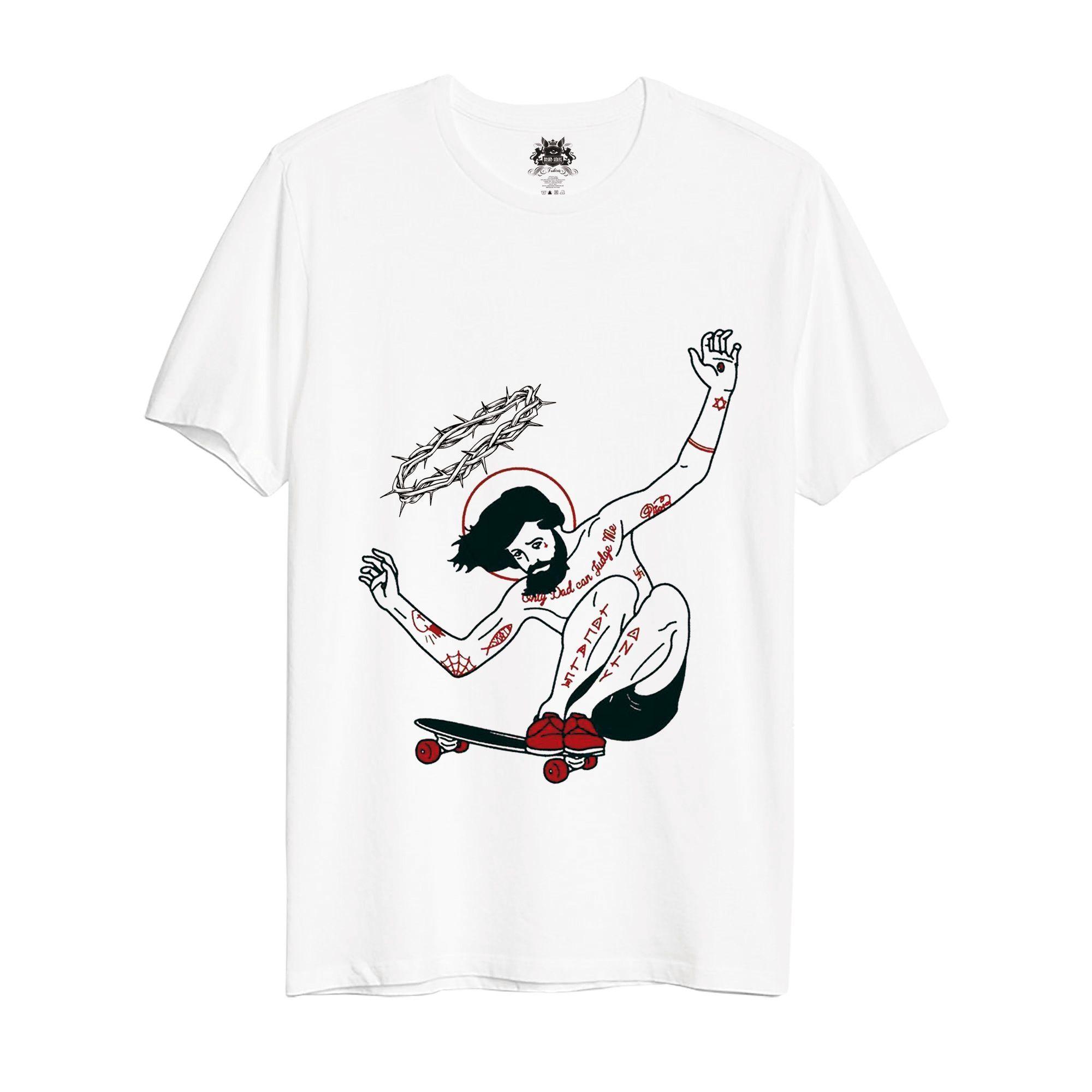 Polera Jesus Skate Crown-0