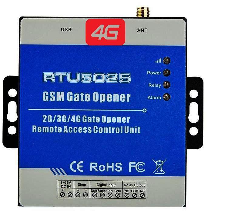 Abre Porton Con Celular Gsm Rtu-5025 4g Homologado + Chip-4
