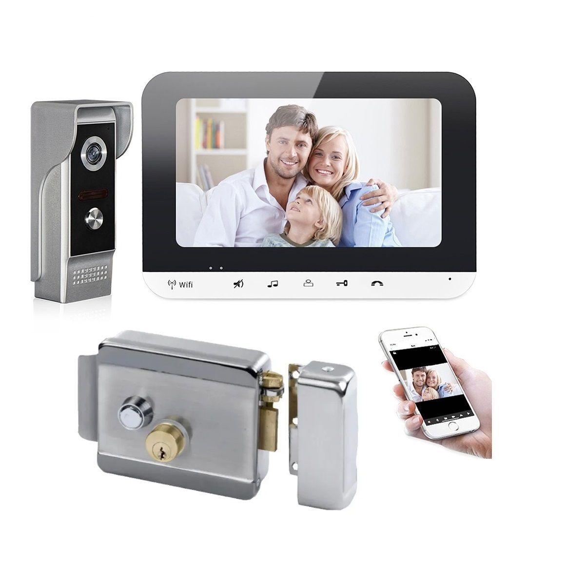 Pack Video Portero Wifi Citofono Hd + Chapa Electrica-0