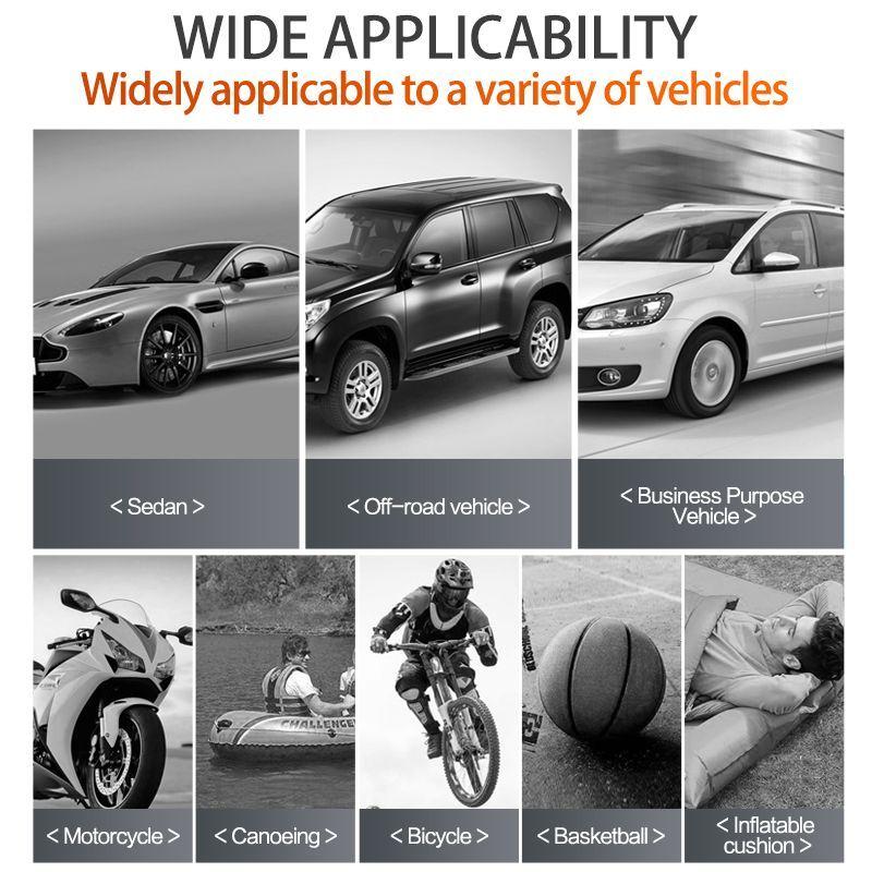 Compresor De Aire Portatil Para Inflar Neumaticos De Autos-6