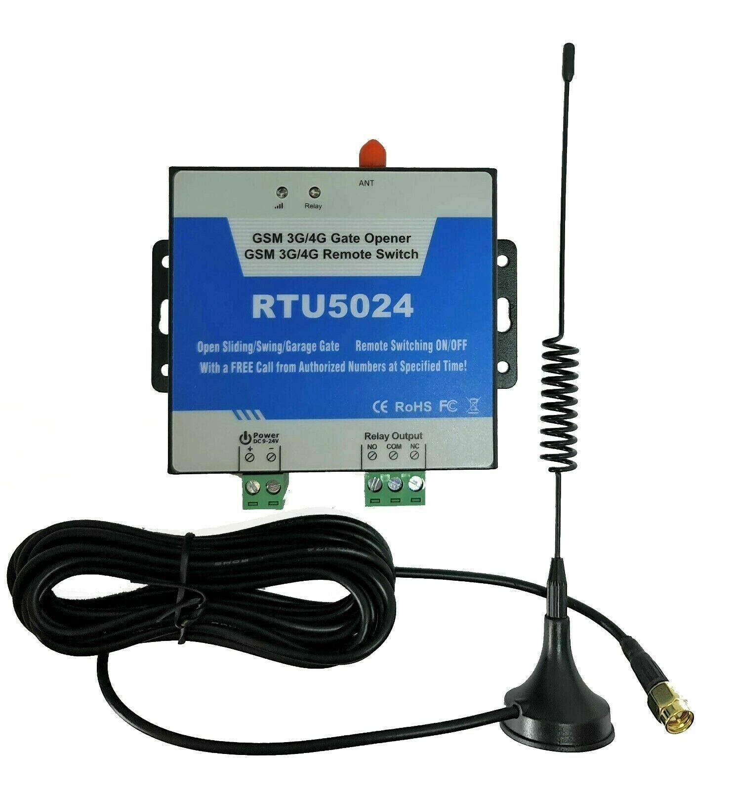Abre Porton Con Celular Gsm Rtu-5024 4g + Fuente-3