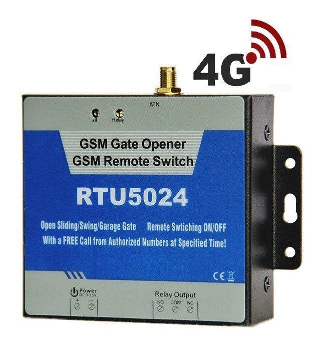 Abre Porton Con Celular Gsm Rtu-5024 4g + Fuente-4