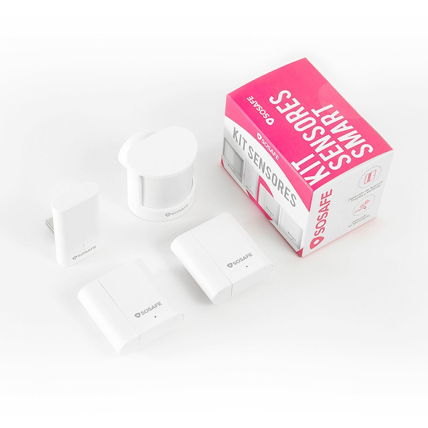 Kit Sensores De Seguridad Wi-fi Smartlab Sosafe Google Home-1
