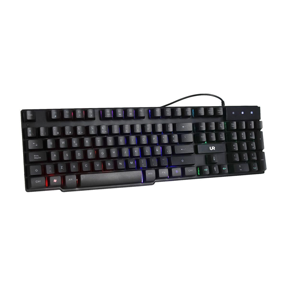 Kit Gamer 3 en 1 Teclado RGB + Mouse + Mousepad Urbano-1