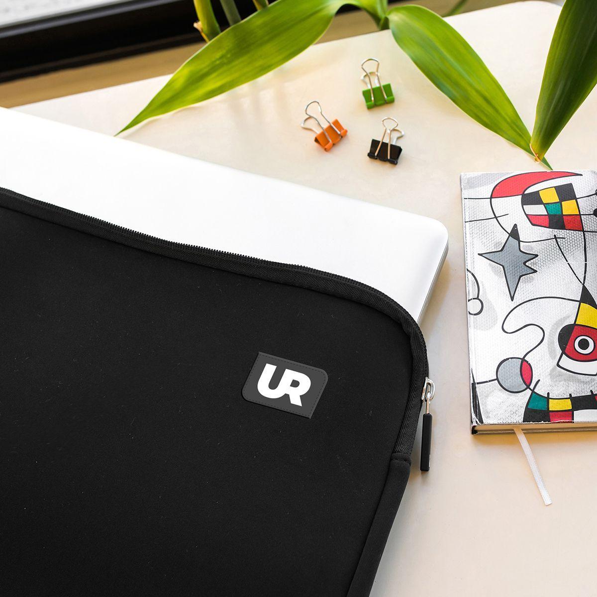 Funda Notebook Negra Con Cierre 15 pulgadas Urbano-3