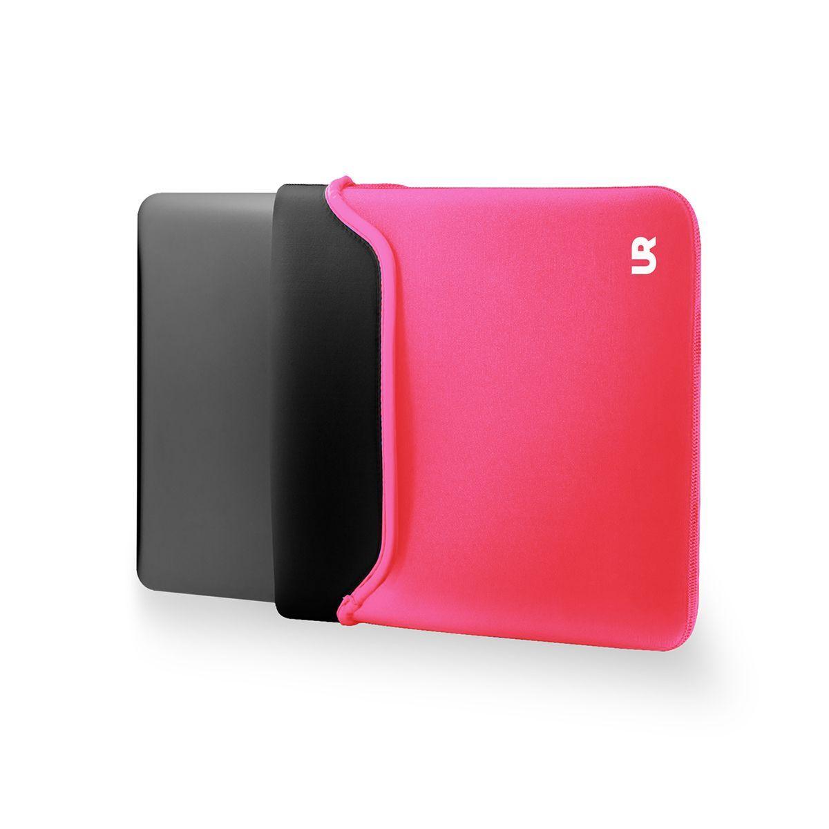 Funda Notebook Reversible Fucsia Negro 14 pulgadas Urbano-0
