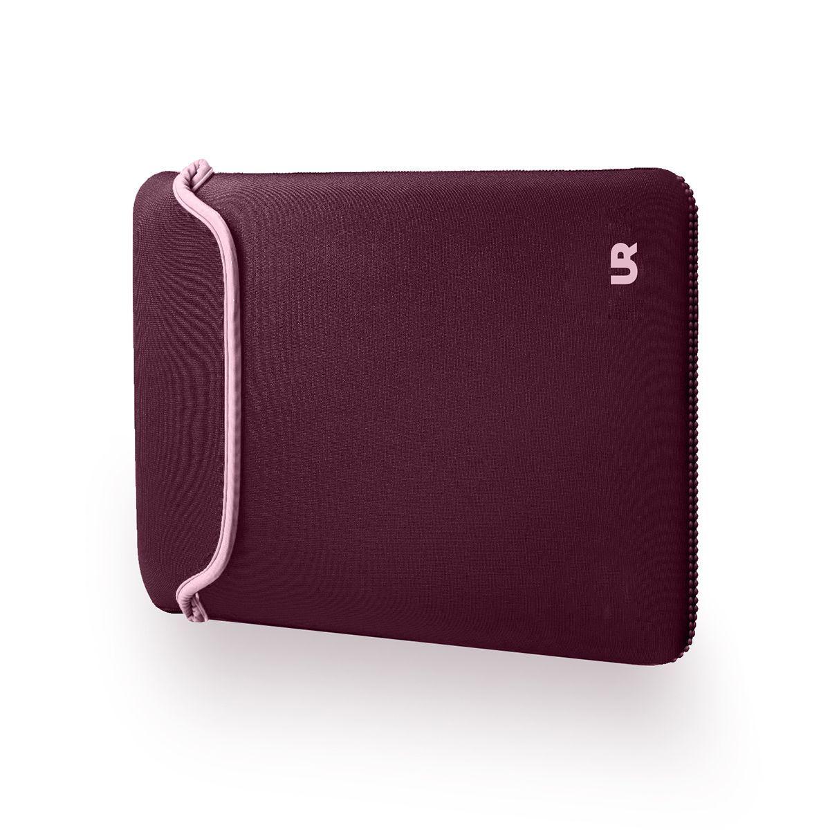 Funda Notebook Reversible Burdeo Rosa 15 pulgadas Urbano-1