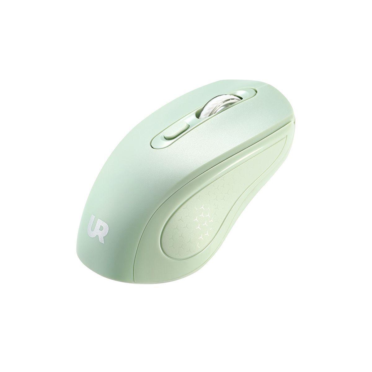 Mouse inalámbrico recargable Verde Menta Urbano-2